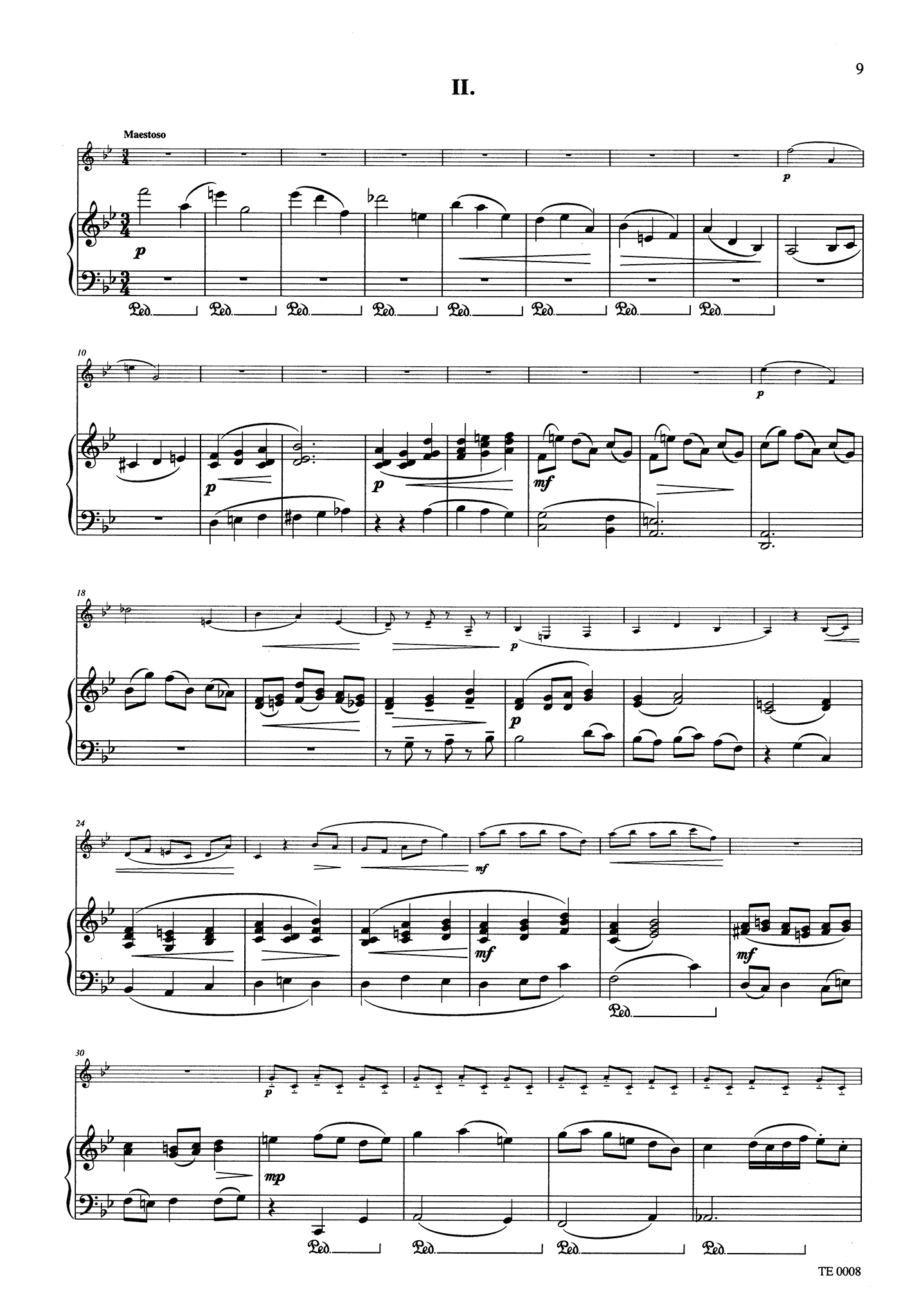 Jiří Krejčík Clarinet Sonata - Movement 2