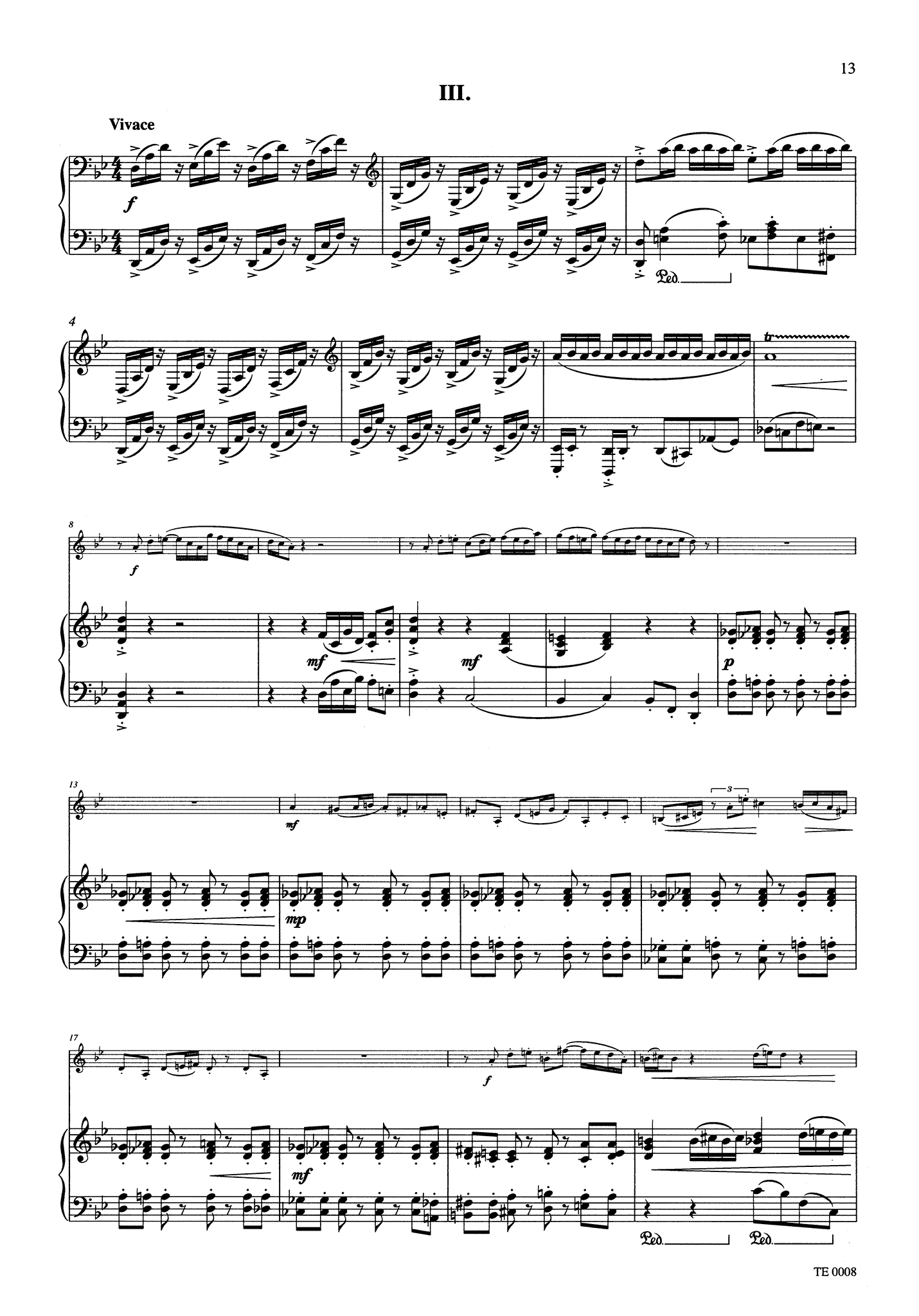 Jiří Krejčík Clarinet Sonata - Movement 3