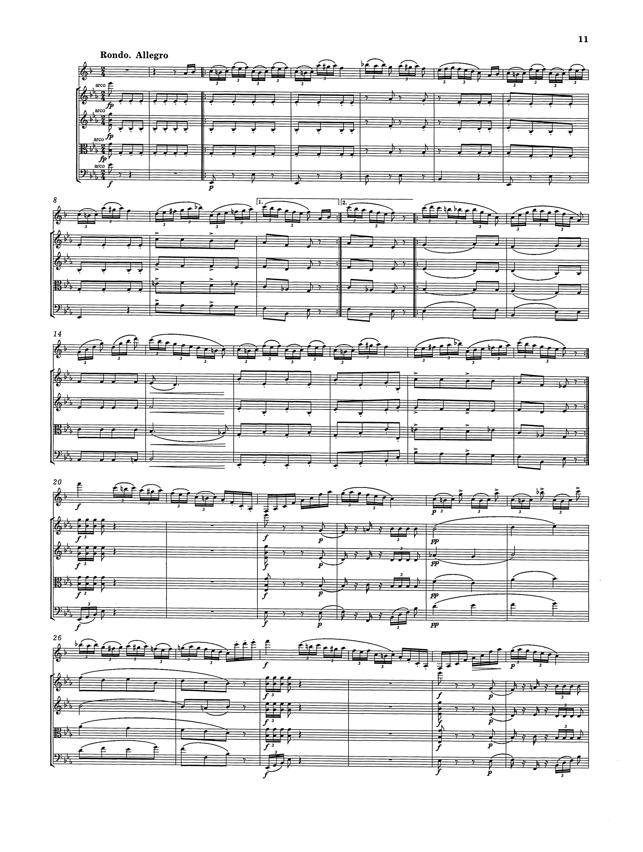 Heinrich Baermann Clarinet Quintet in E-flat Major, Op. 19 - Movement 4