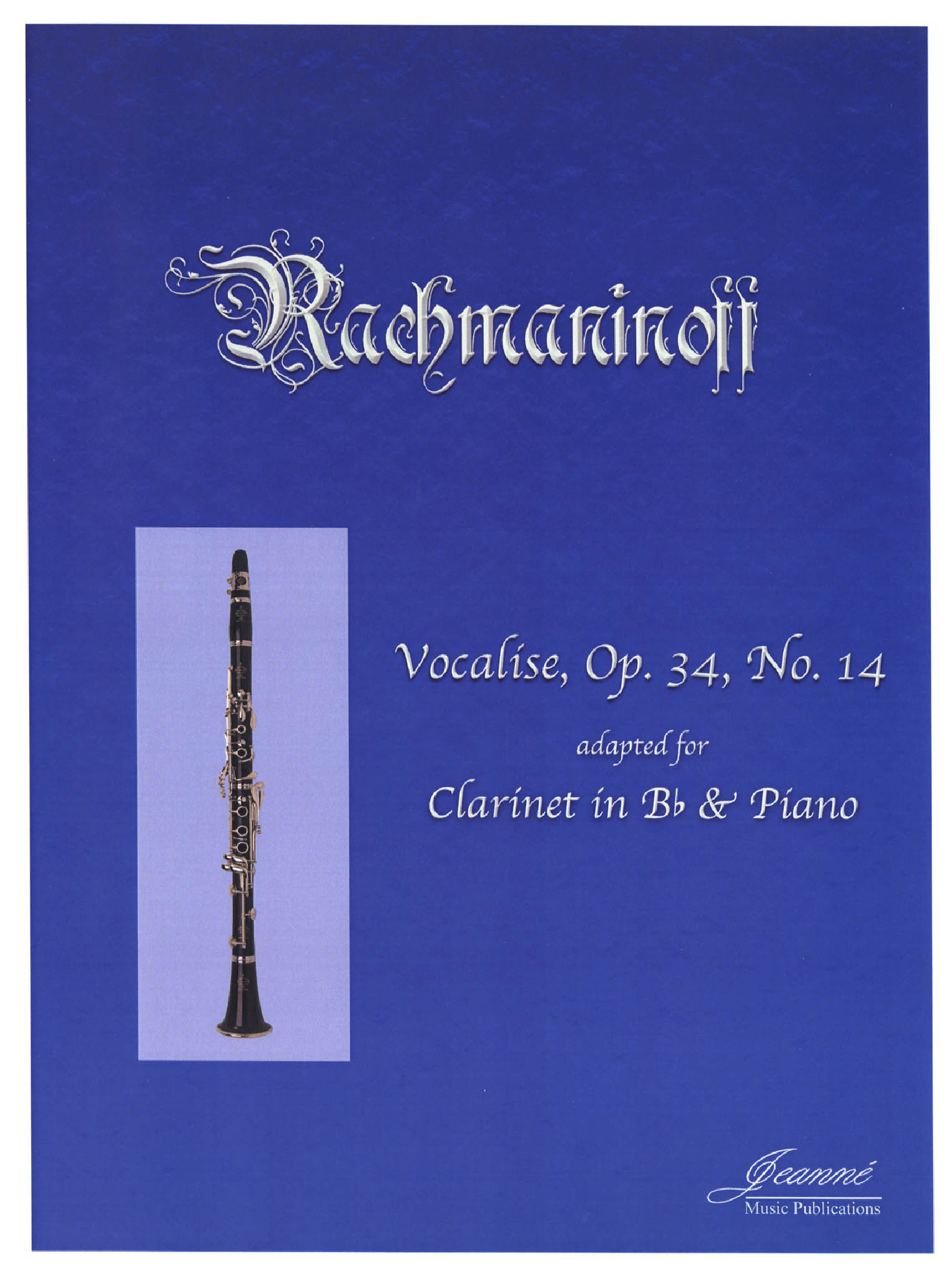 Rachmaninoff Vocalise Op. 34 No. 14 Cover