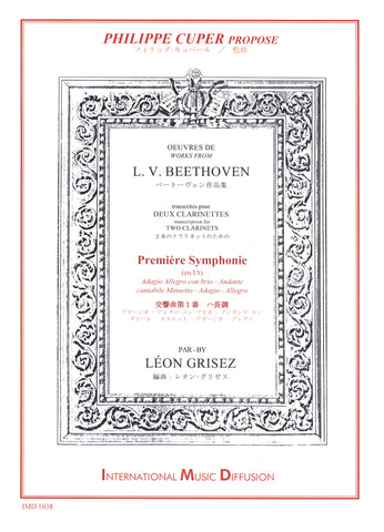 Beethoven: Symphony No. 1, Op. 21, arranged for clarinet duet
