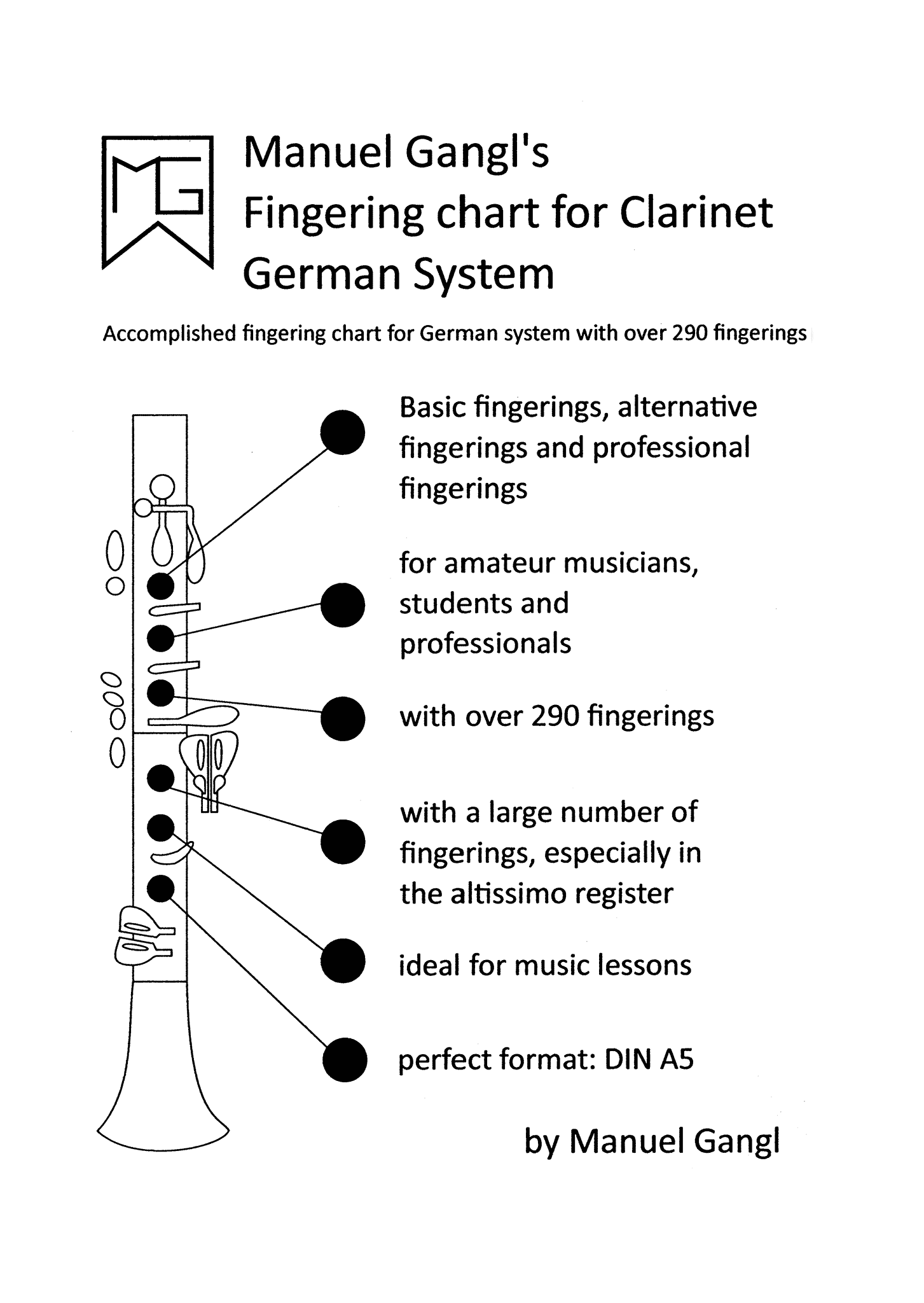 altissimo clarinet fingerings Manuel Gangl’s Fingering Chart for Clarinet: German System