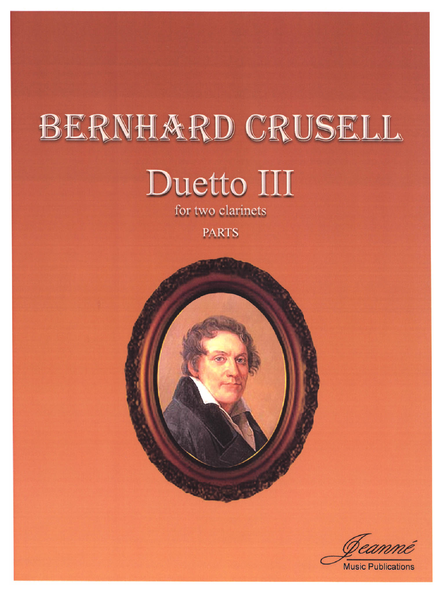 Crusell Clarinet Duet No. 3 in C Major parts Cover