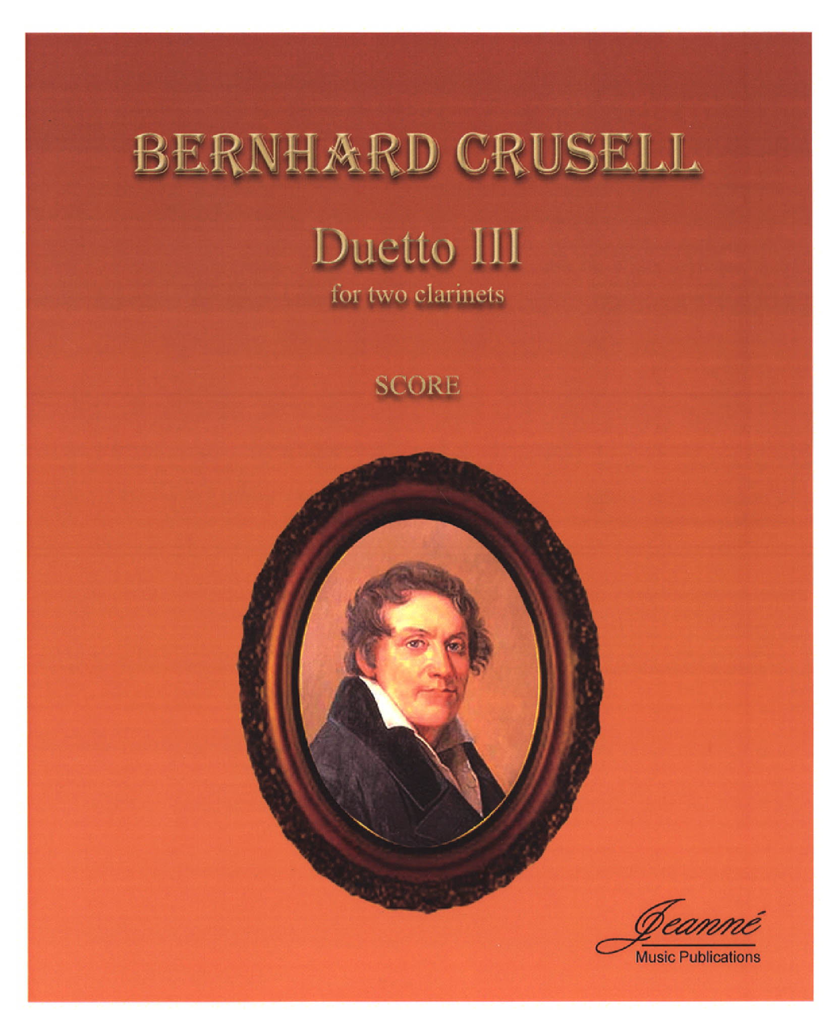 Crusell Clarinet Duet No. 2 in D Minor score cover