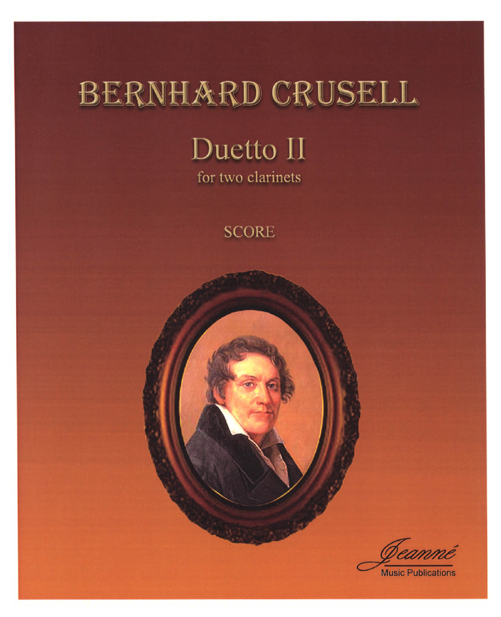 Crusell Clarinet Duet No. 3 in C Major score cover
