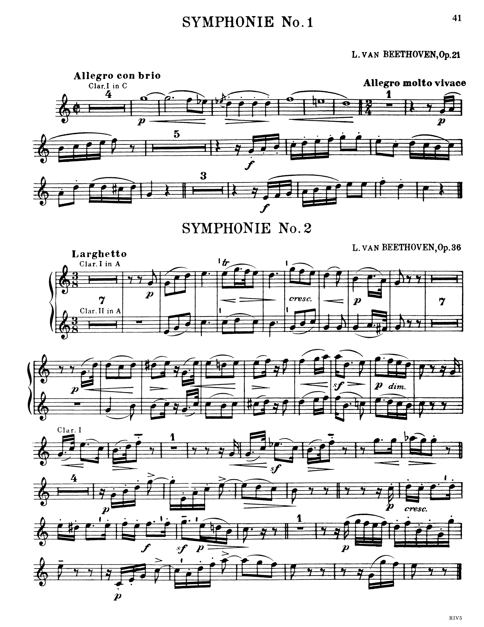 Daniel Bonade Orchestral Studies for clarinet page 1