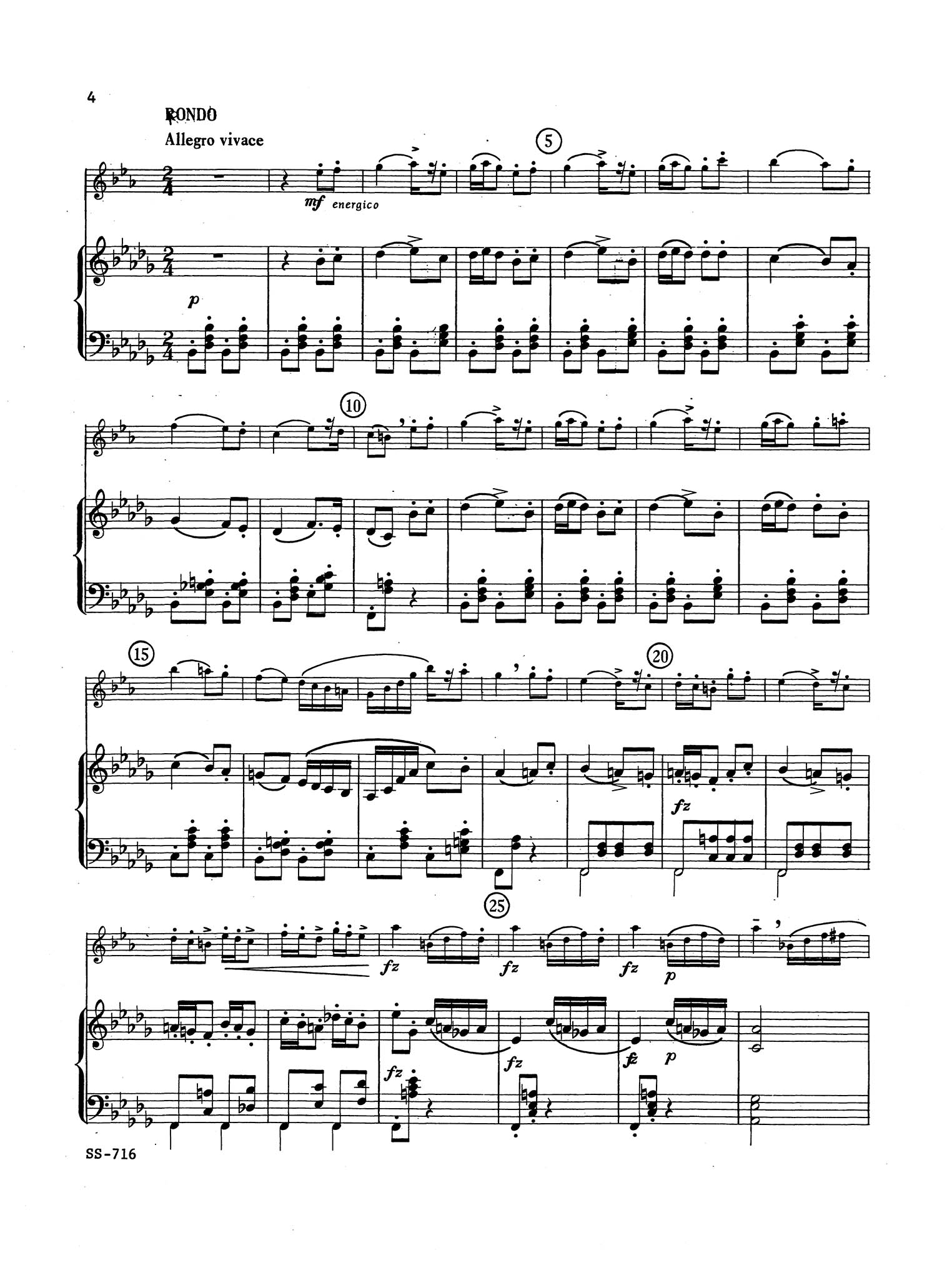 Clarinet Method, Op. 63, Div. II: No. 50 Score