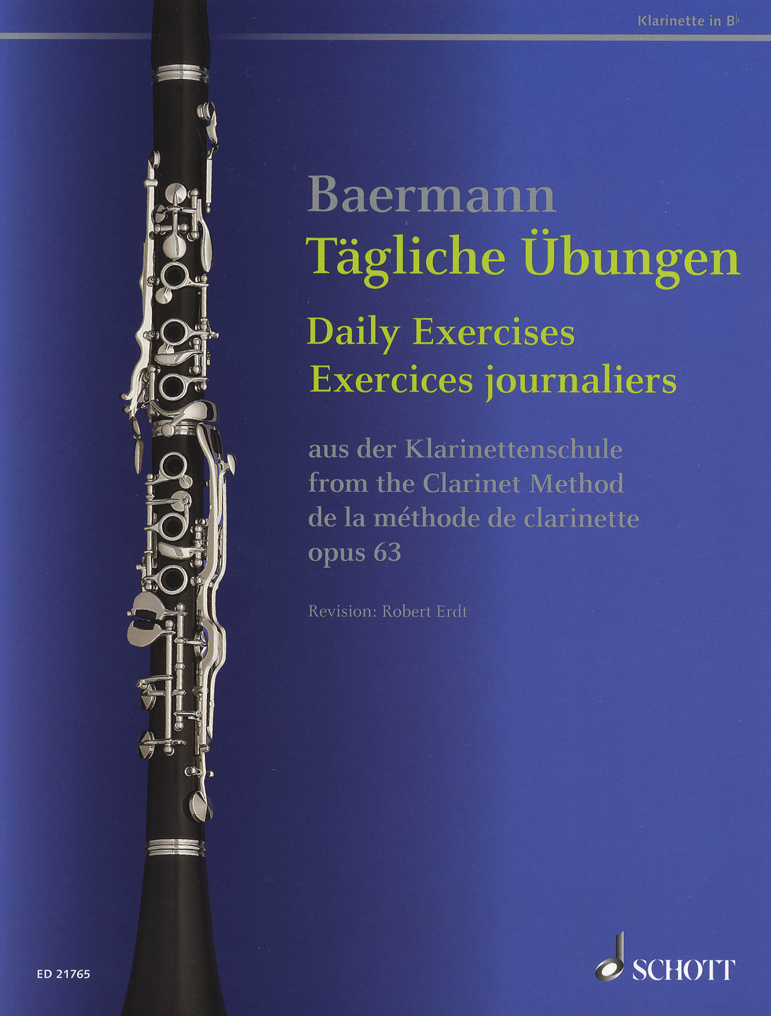 Daily Exercises from the Clarinet Method, Op. 63 Cover