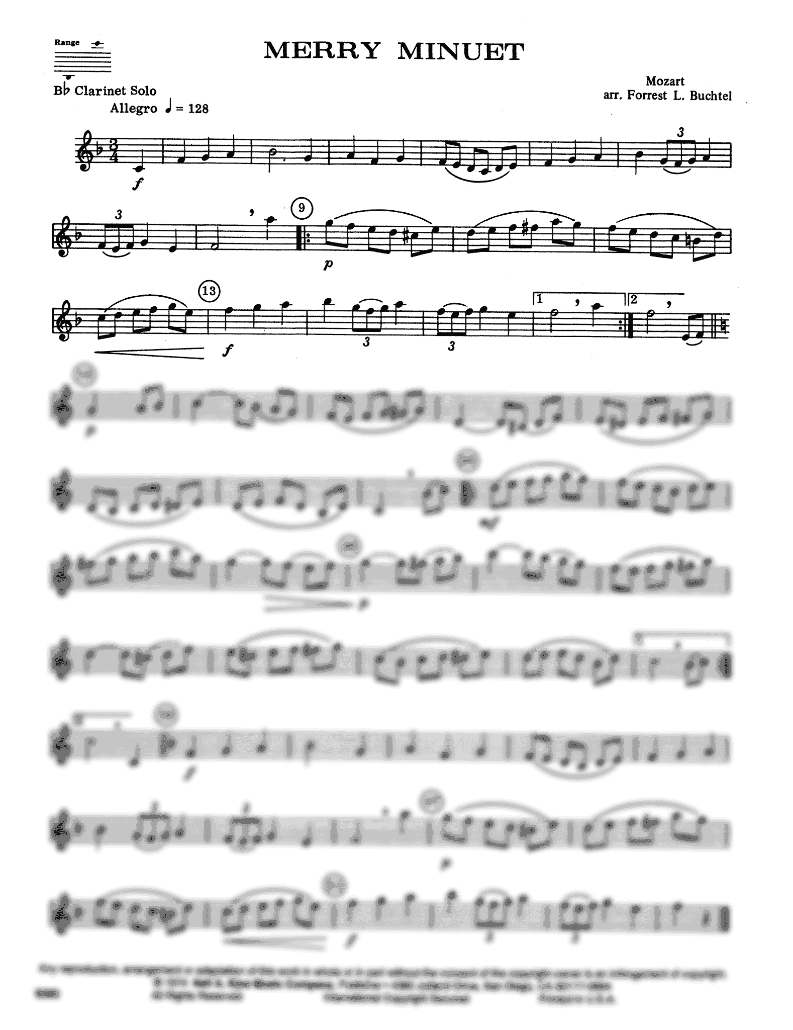 Mozart: Merry Minuet, from Eine kleine Nachtmusik, K 525