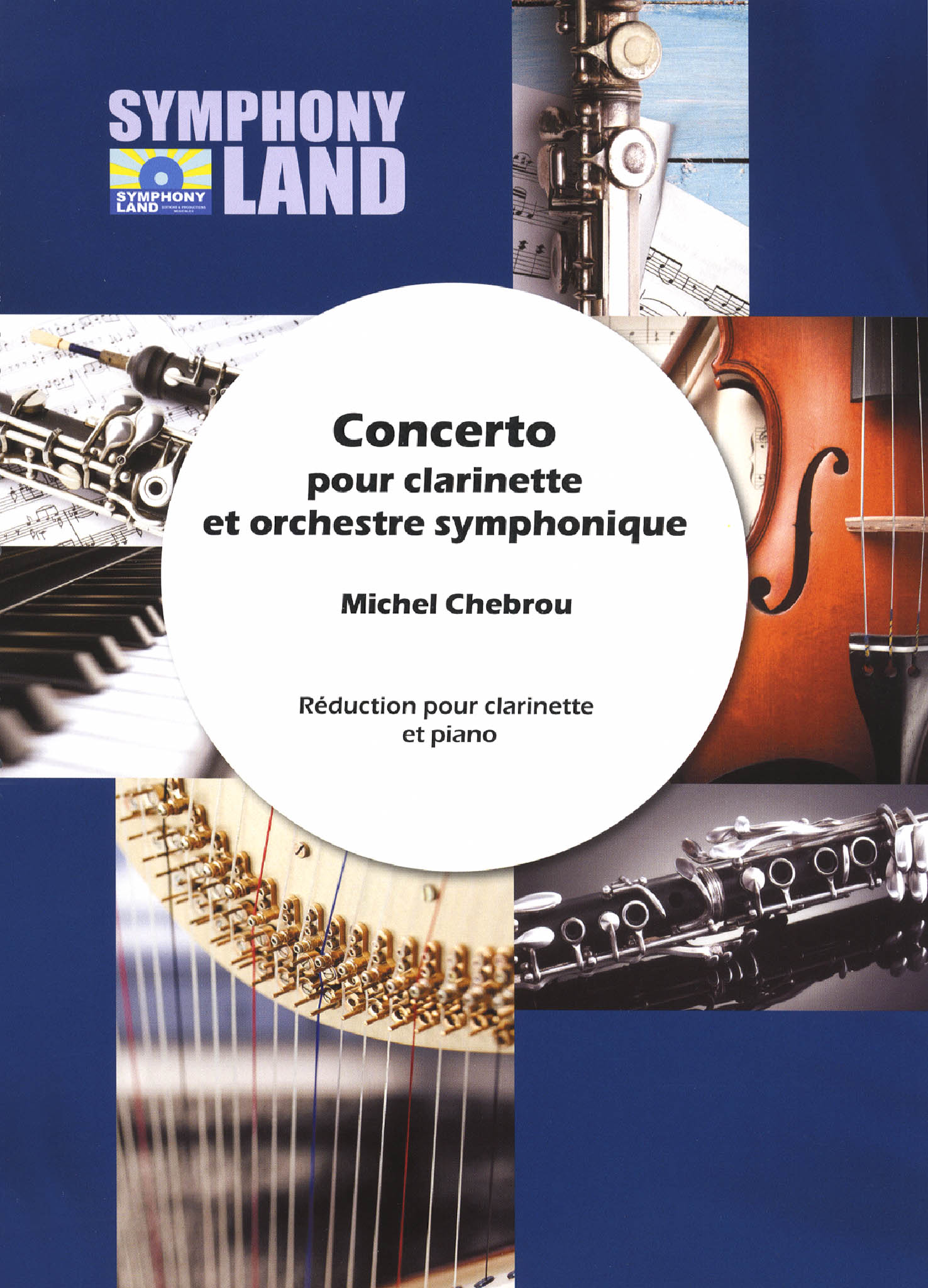 Chebrou Clarinet Concerto piano reduction cover