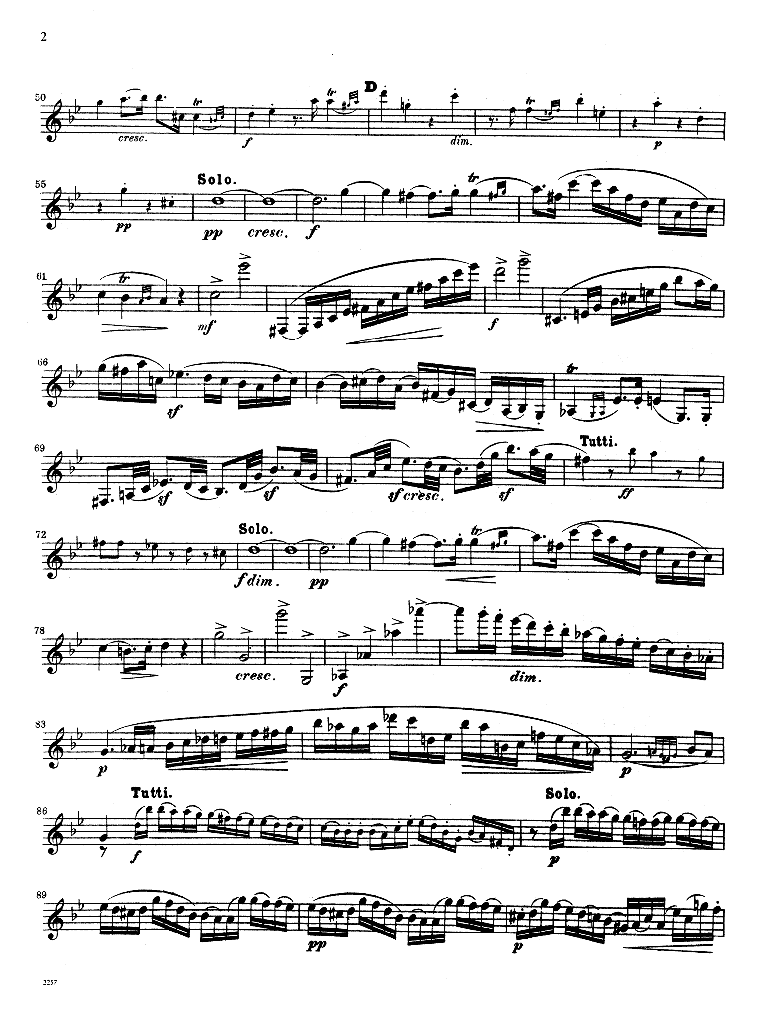Clarinet Concerto No. 3 in F Minor, WoO 19 Clarinet part