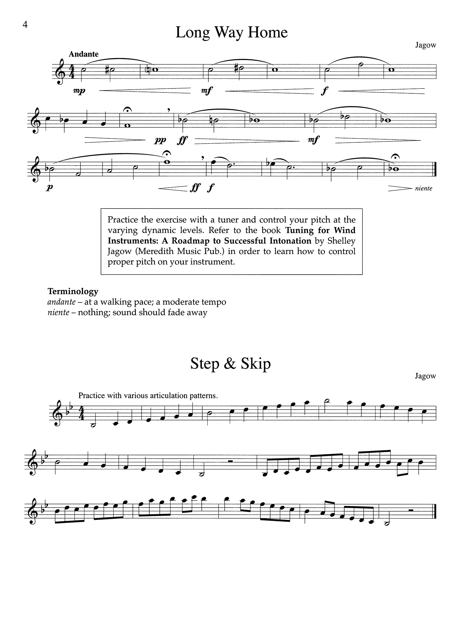 Jagow Intermediate Studies for Developing Artists on the Clarinet page 4
