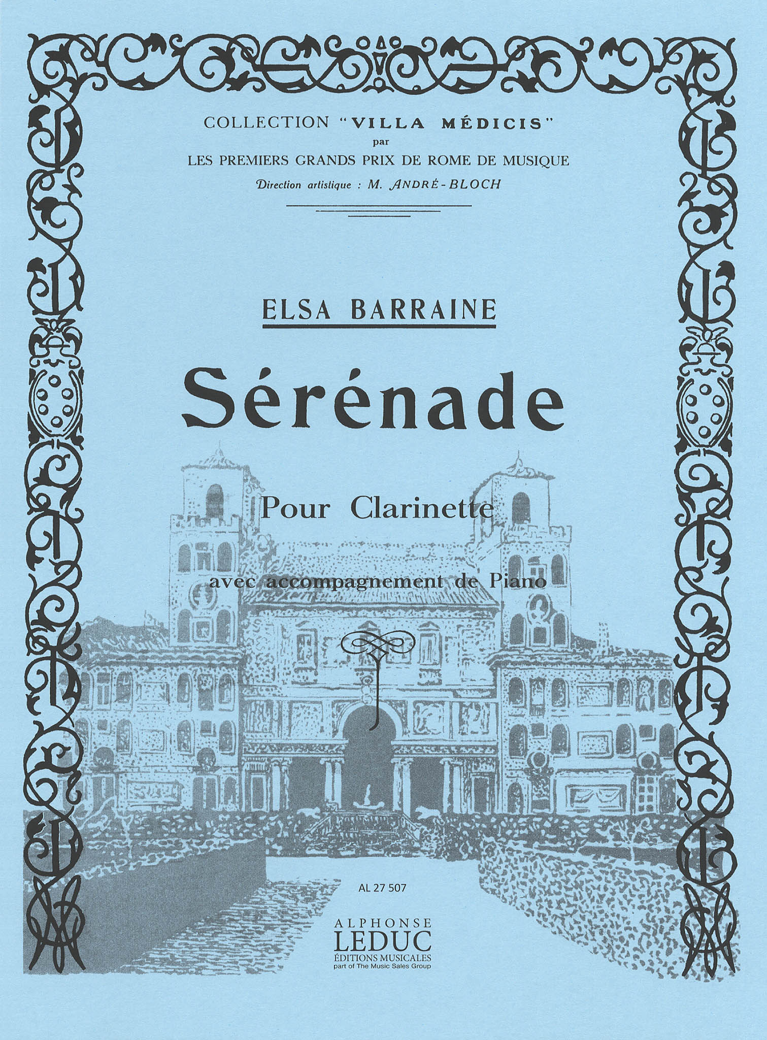 Elsa Barraine Sérénade clarinet and piano cover