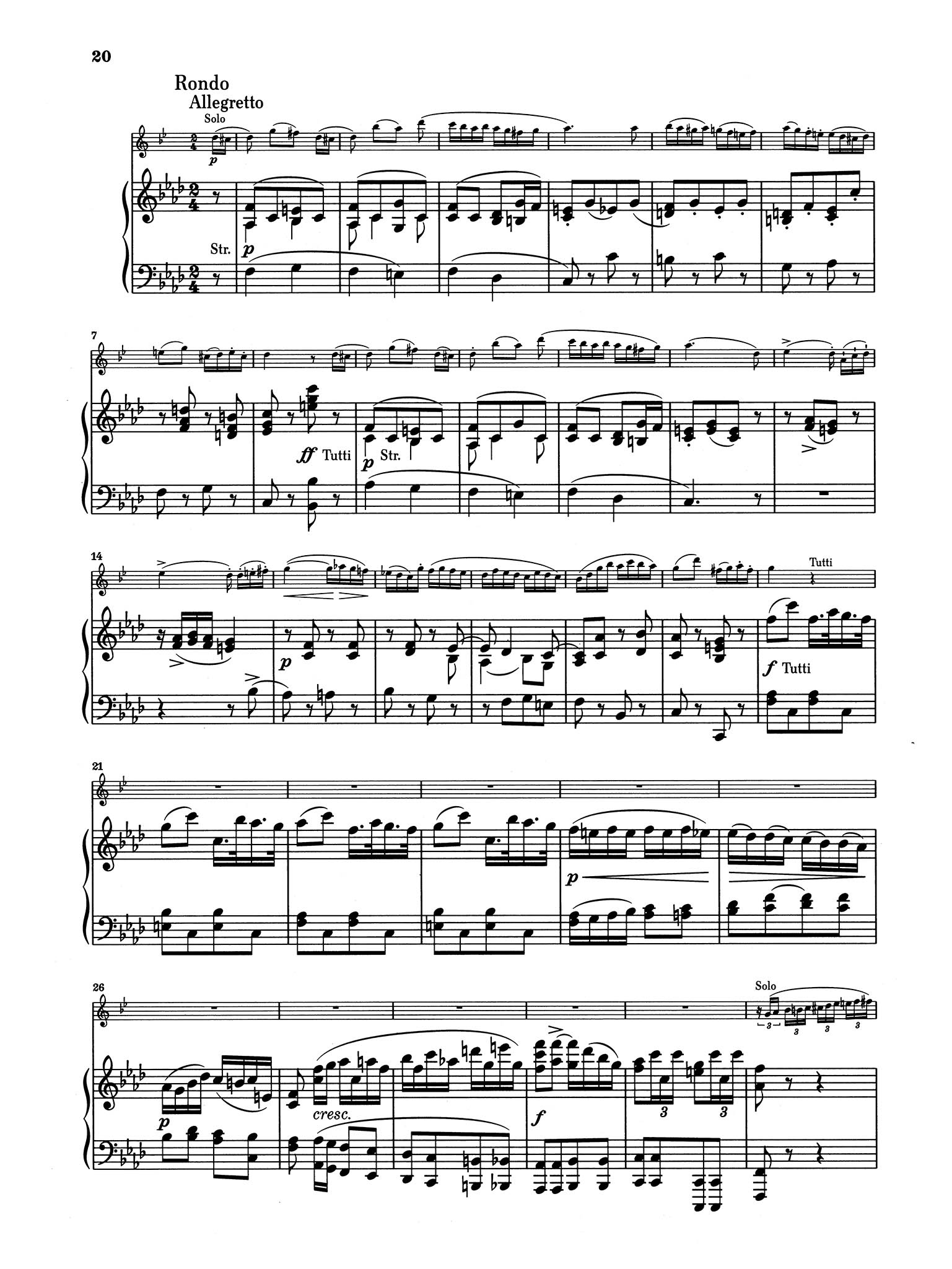 Clarinet Concerto No. 2 in F Minor 'Grand Concerto', Op. 5 - Movement 3