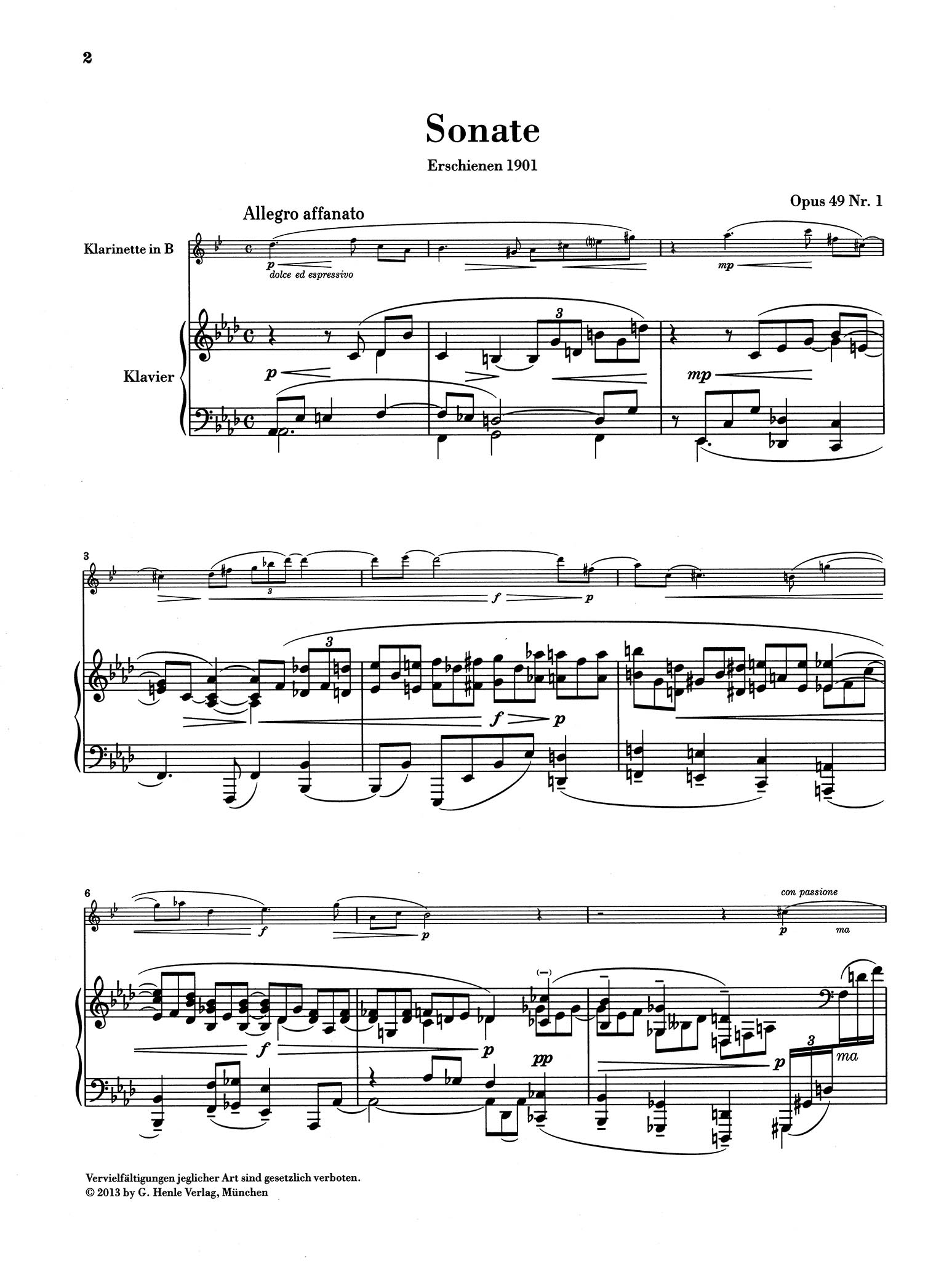 Sonata in A-flat Major, Op. 48 No. 1 - Movement 1
