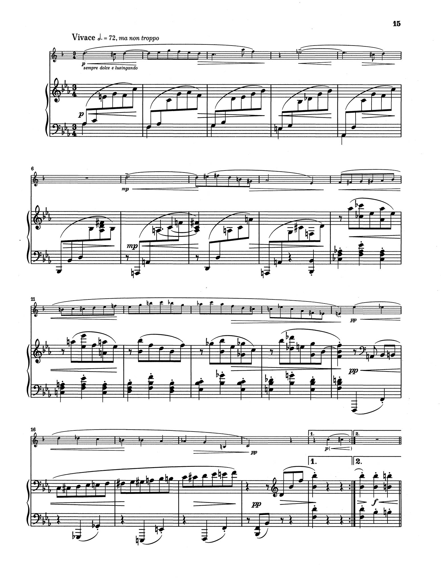 Sonata in A-flat Major, Op. 48 No. 1 - Movement 2