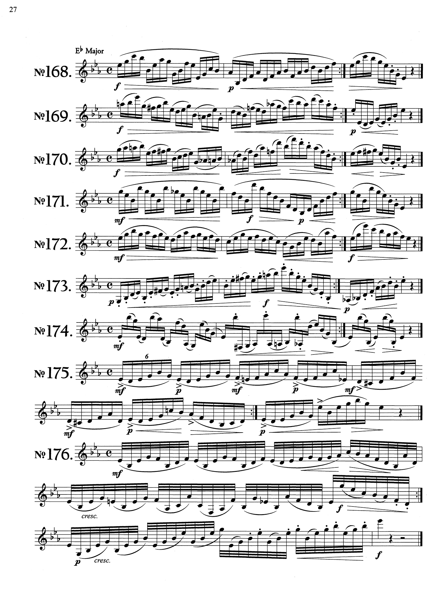 Complete Clarinet Kroepsch 416 Studies Book 2