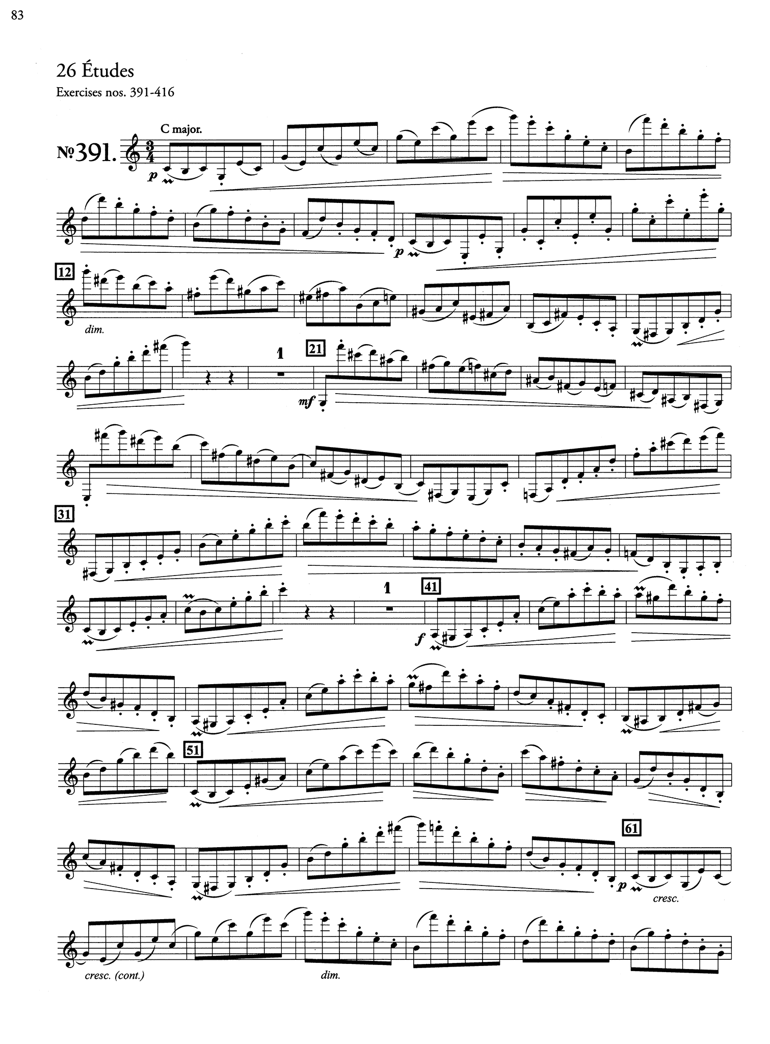 Complete Clarinet Kroepsch 416 Studies Book 4
