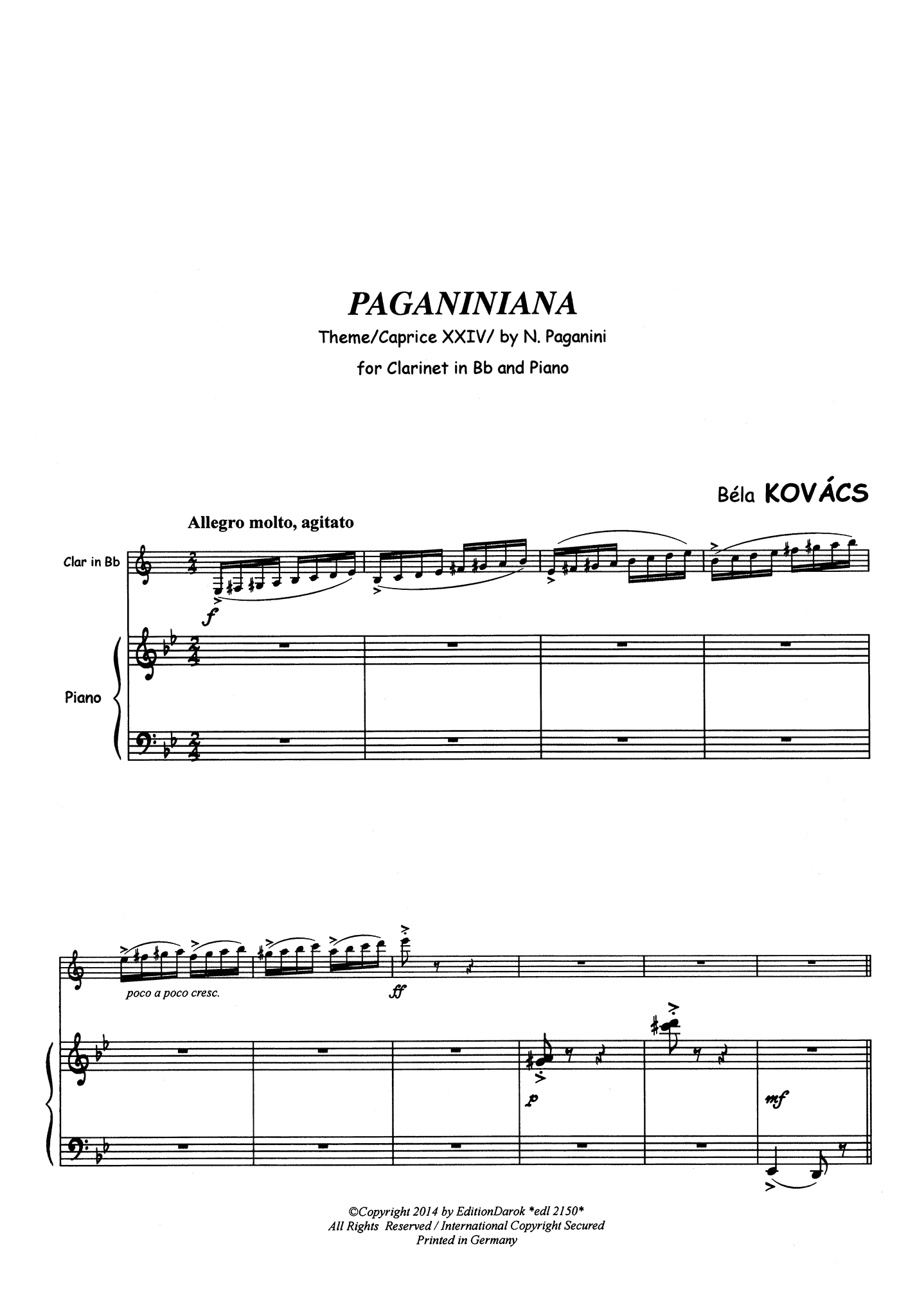 Kovács Paganiniana Score