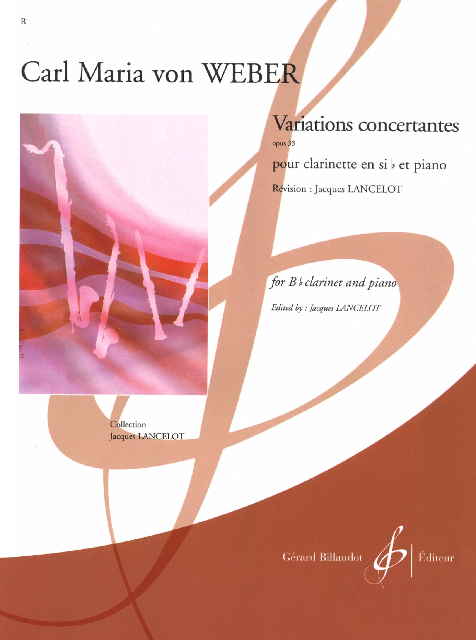Weber Silvana Variations, Op. 33 Cover