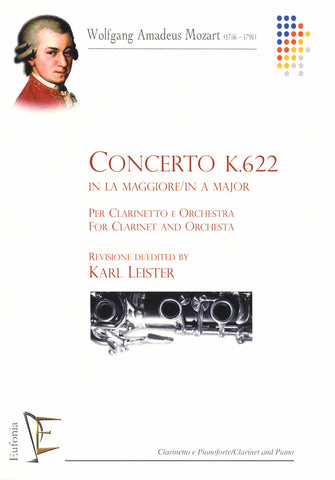 Mozart: Clarinet Concerto, K. 622, edited by Karl Leister
