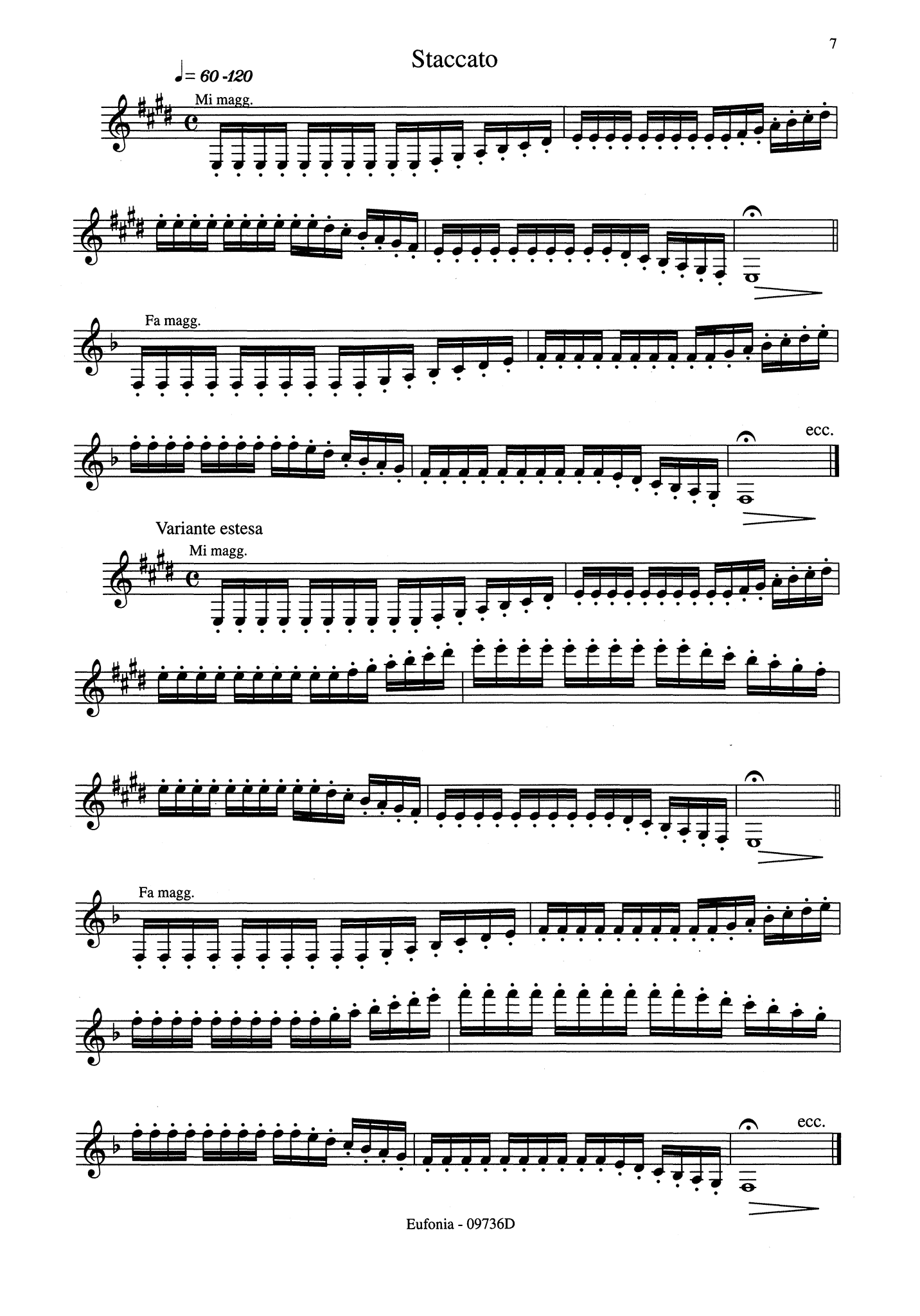 Daily Exercises for Clarinet