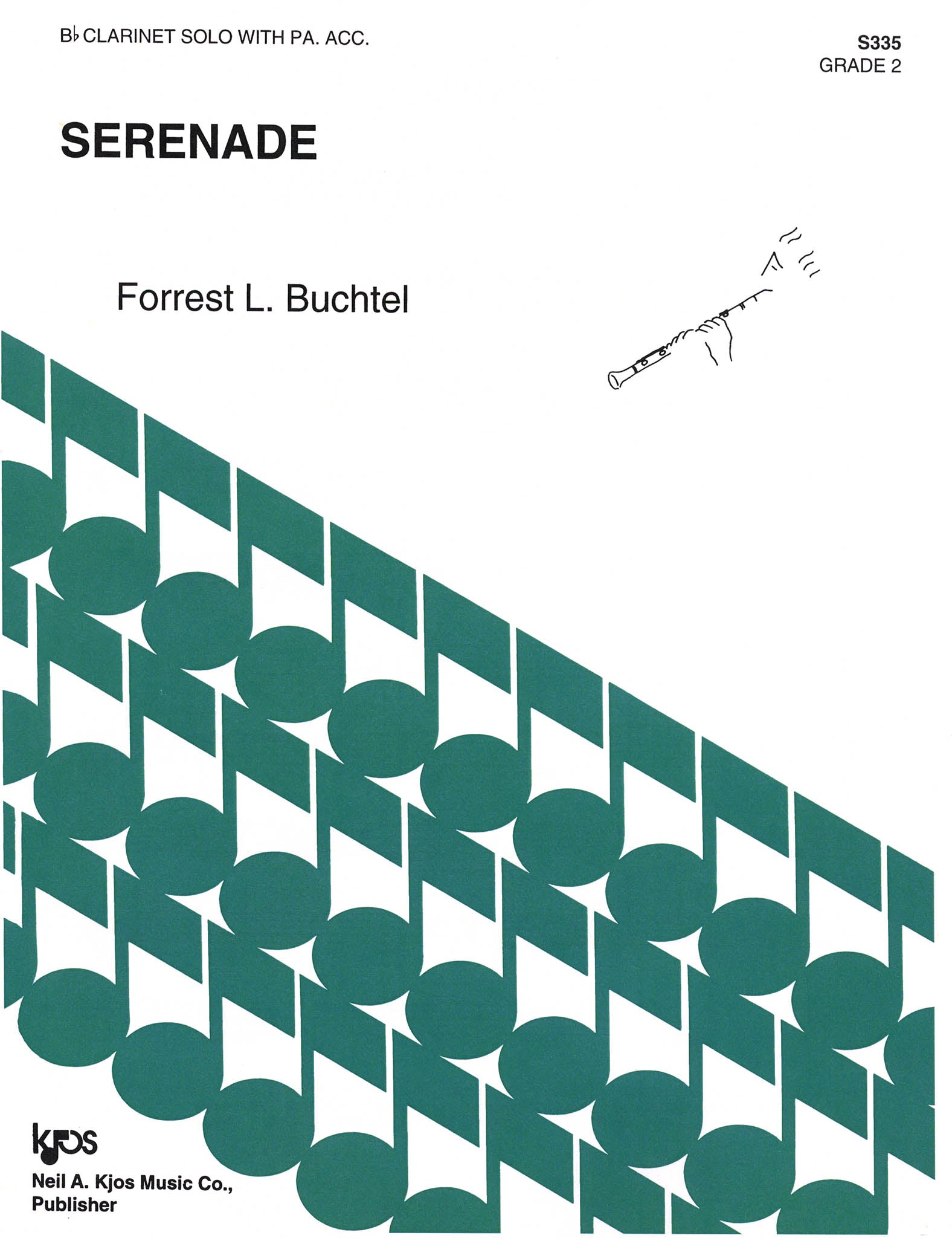 Buchtel, Forrest: Serenade for clarinet and piano cover