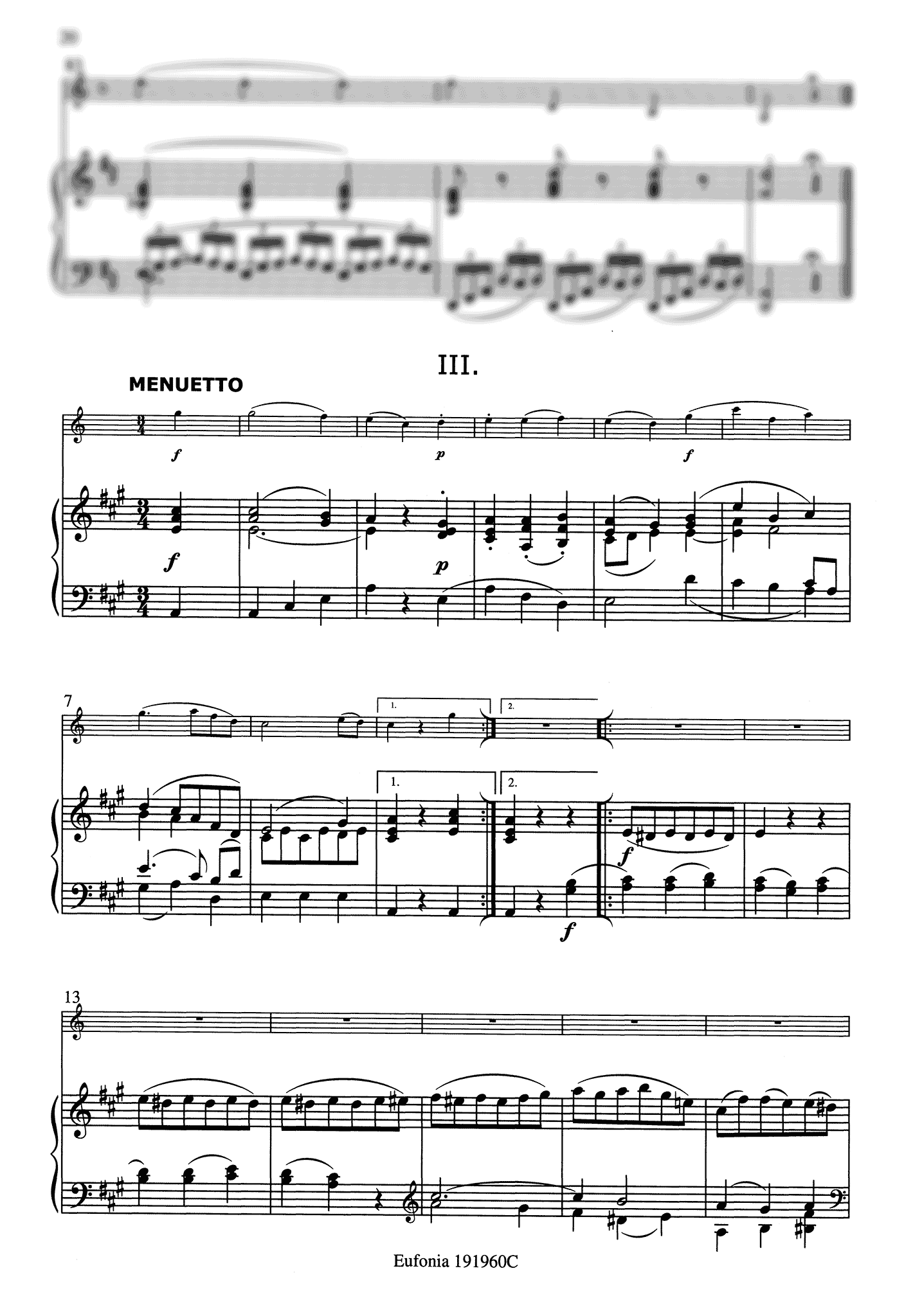 Clarinet Quintet, K. 581 - Movement 3