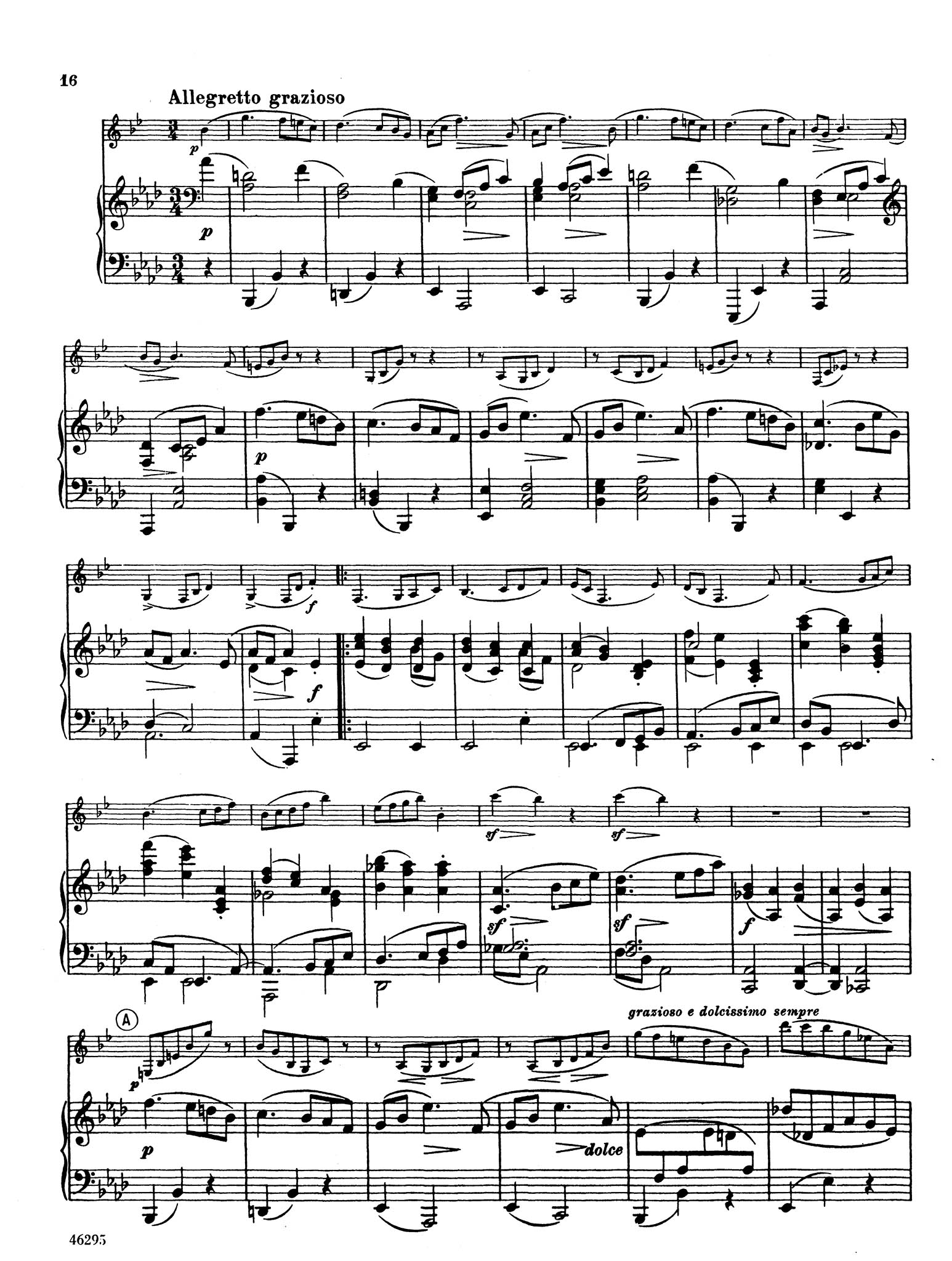Sonata in F Minor, Op. 120 No. 1 - Movement 3