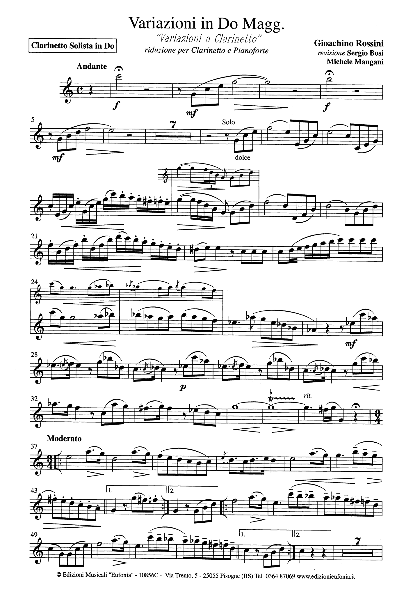 Variations in C Major