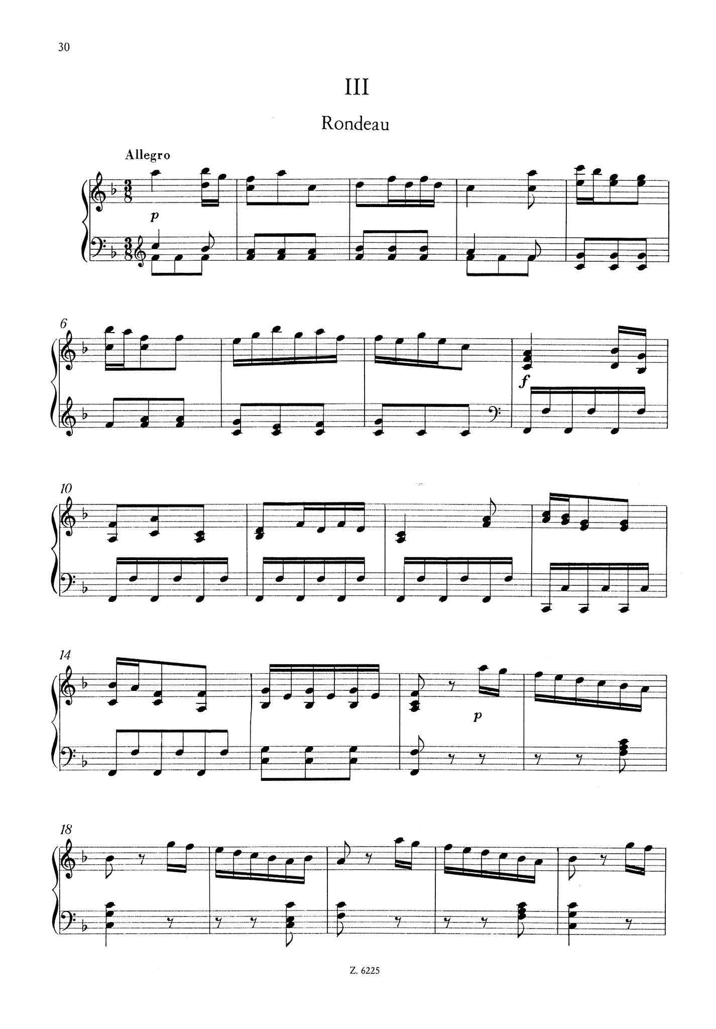 Clarinet Concerto No. 1 (Kaiser) in F Major - Movement 3