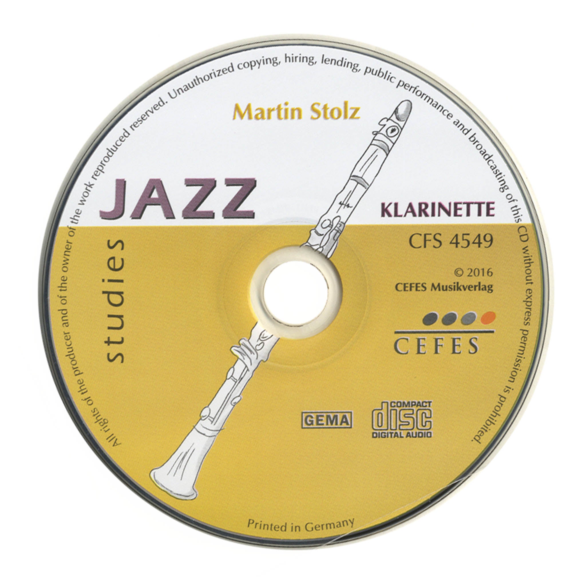 Martin Stolz Jazz Studies for Clarinet audio 