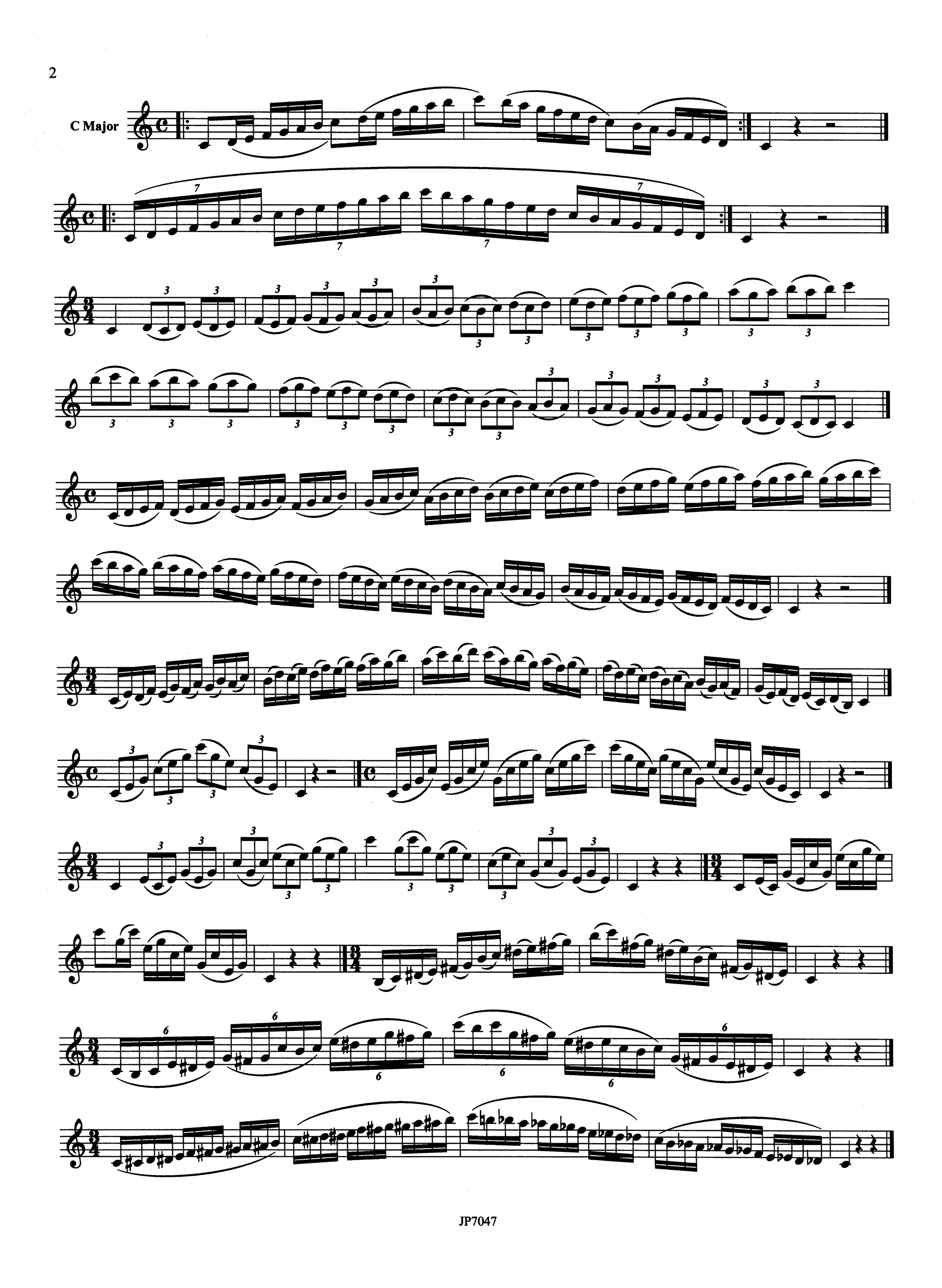 Scale Per Clarinetto Musica Ottocento - Esercizi Per Studi Musicali - Foto 6