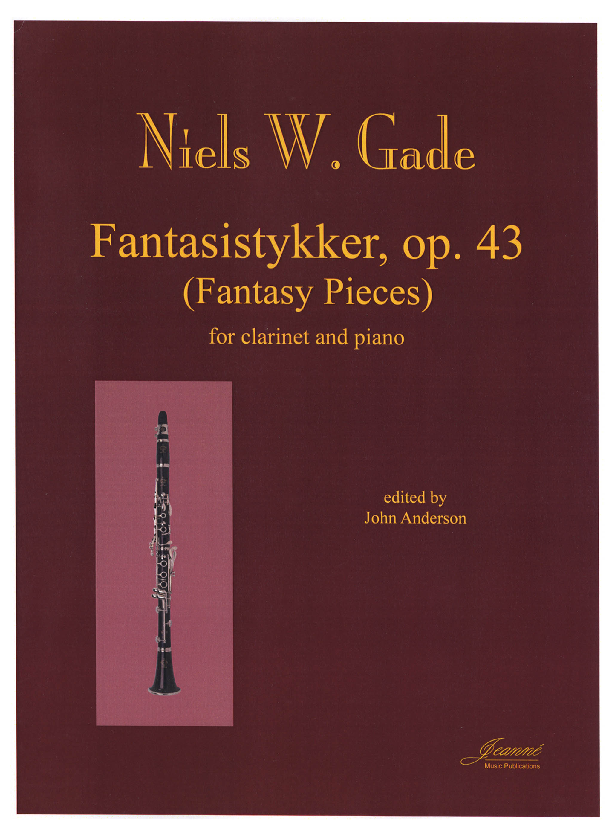 Gade Fantasy Pieces, Op. 43 Cover