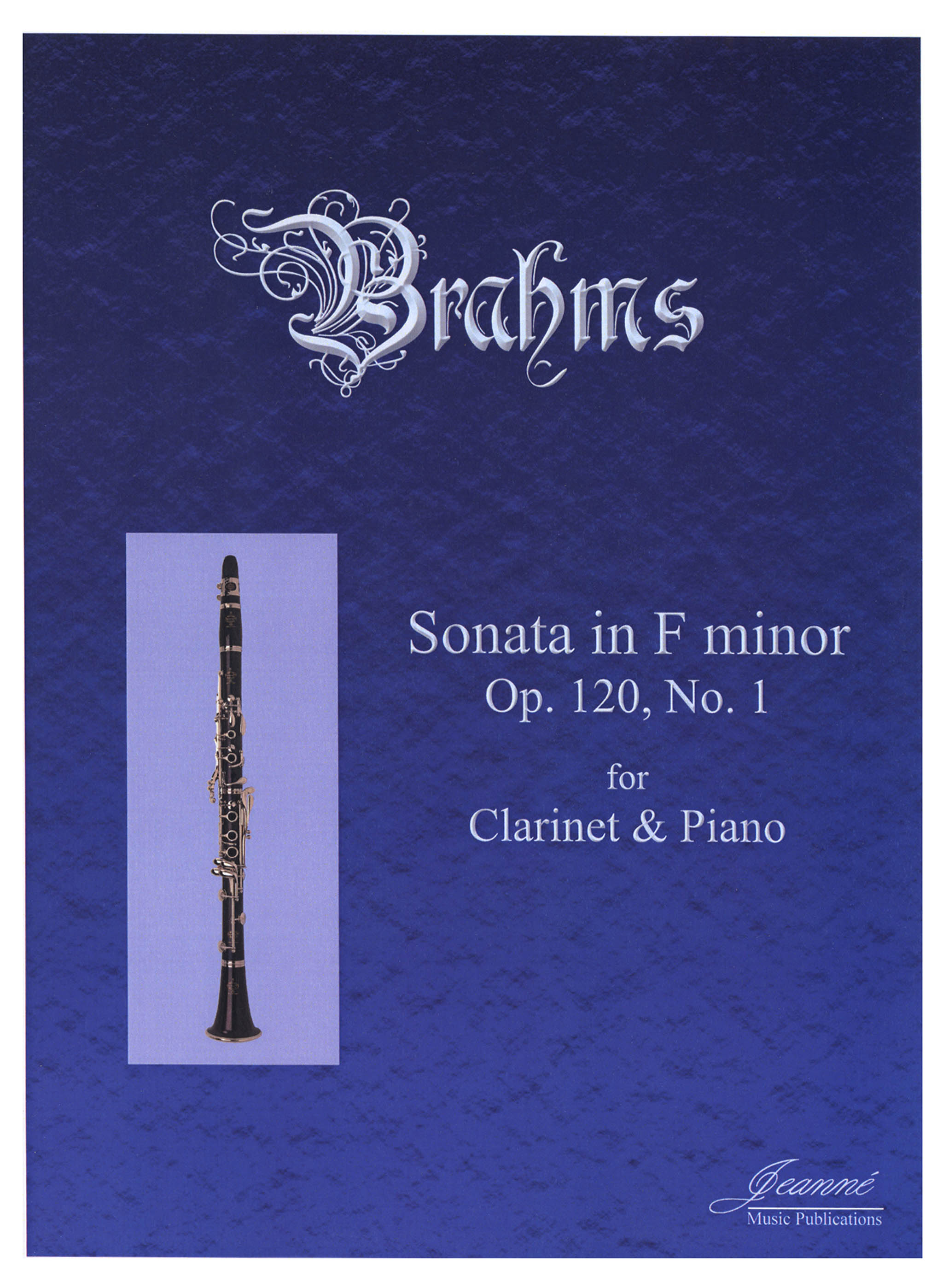 Brahms Sonata in F Minor, Op. 120 No. 1 Cover