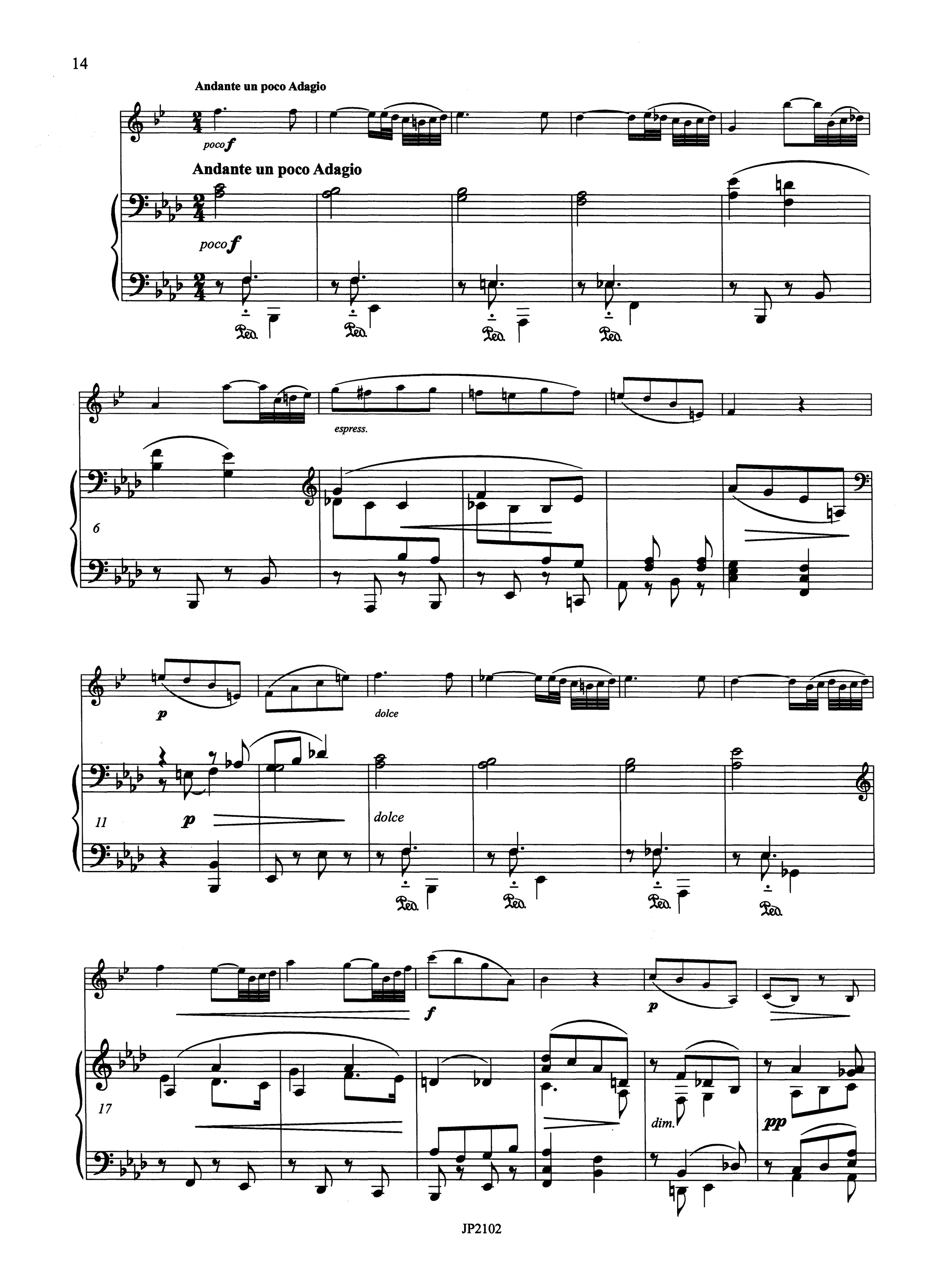 Brahms Sonata in F Minor, Op. 120 No. 1 - Movement 2