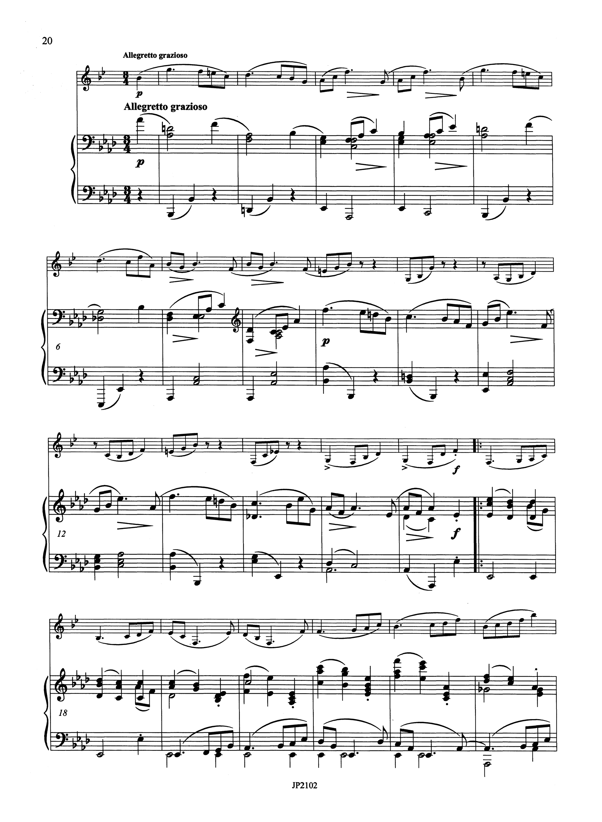 Brahms Sonata in F Minor, Op. 120 No. 1 - Movement 3