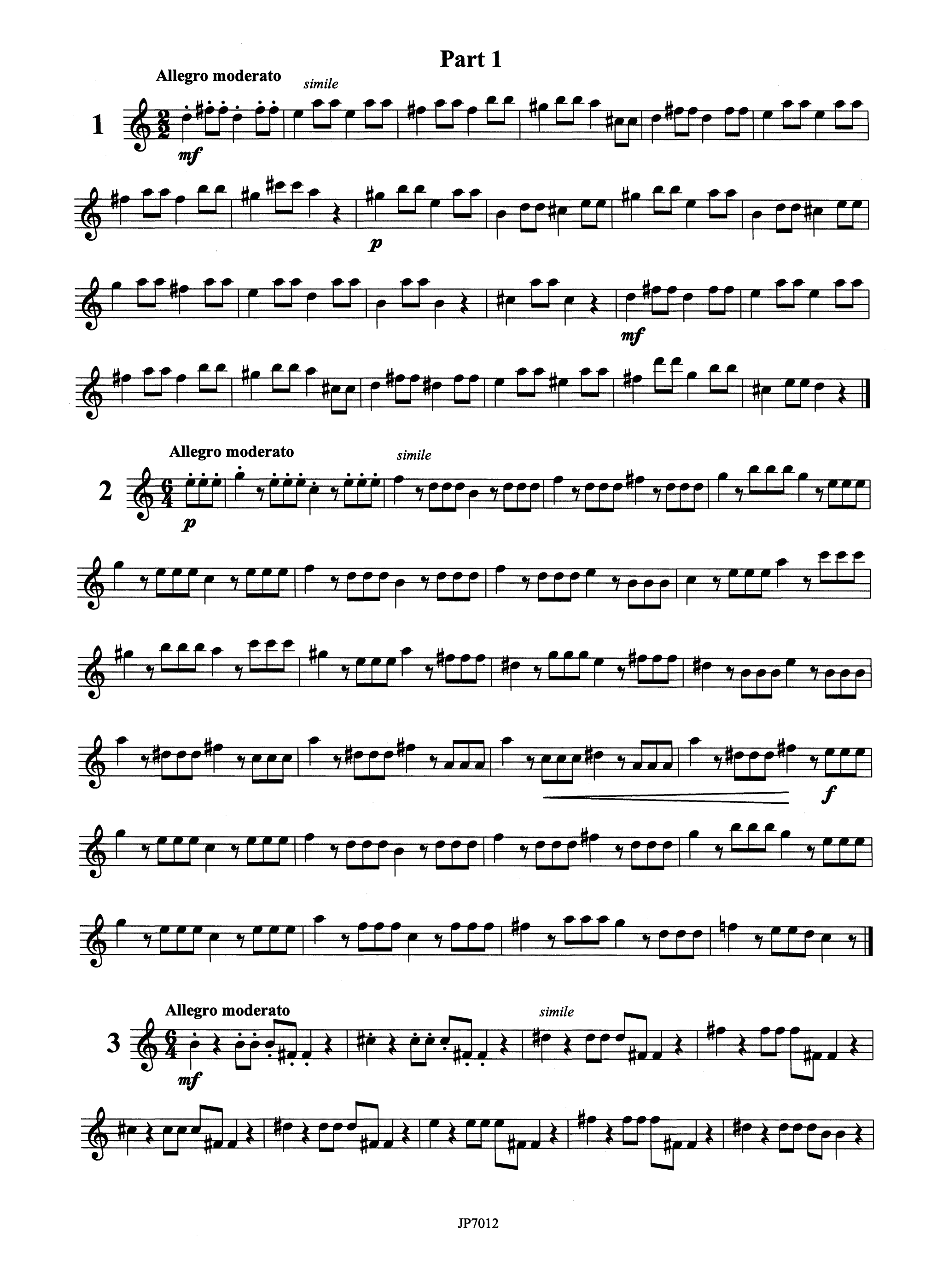 Stark Practical Clarinet Staccato School, Op. 53 Book 2 Page 2