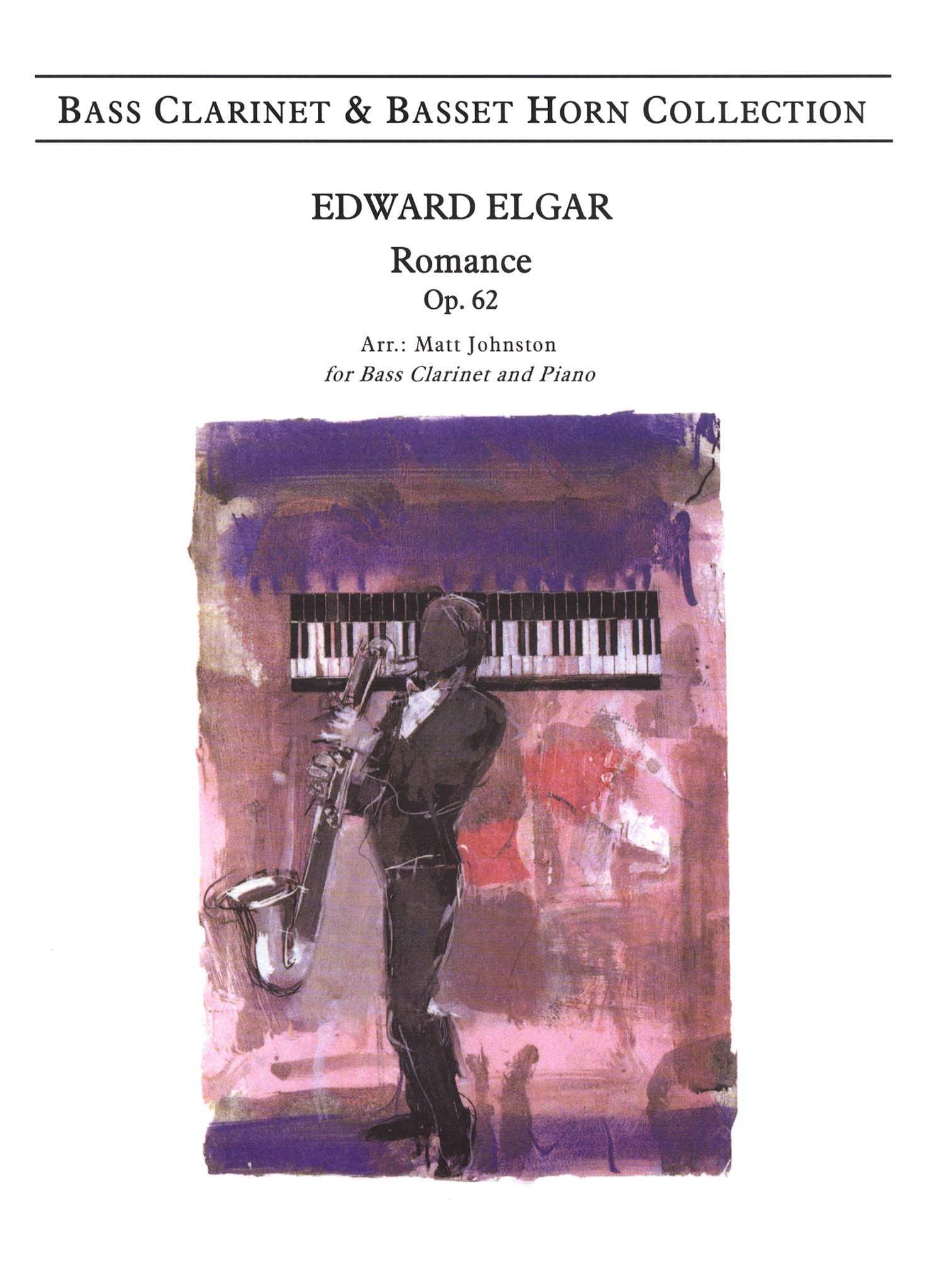 Elgar, Edward Romance, Op. 62 bass clarinet arrangement cover