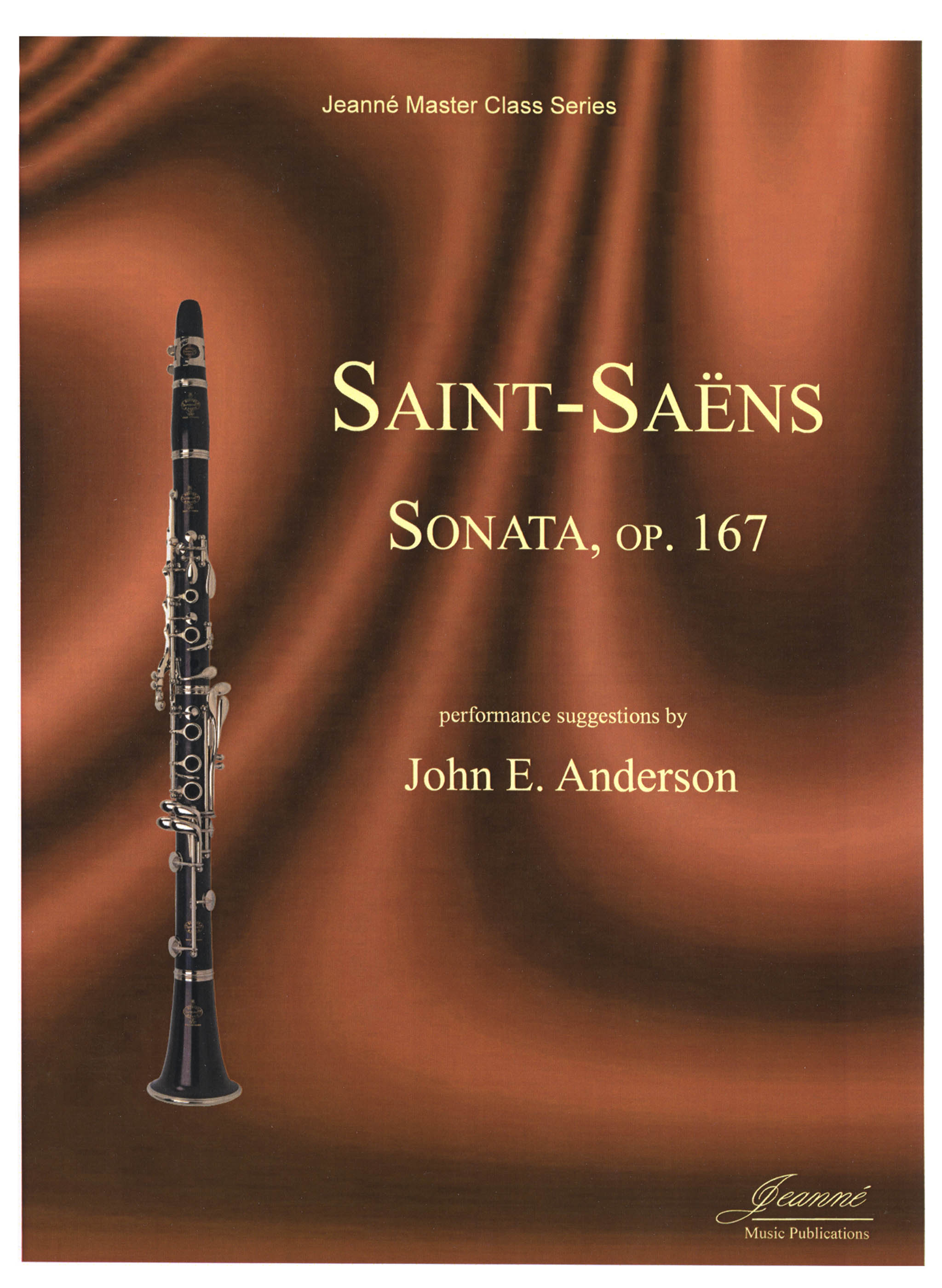 Saint-Saëns Clarinet Sonata, Op. 167 Cover
