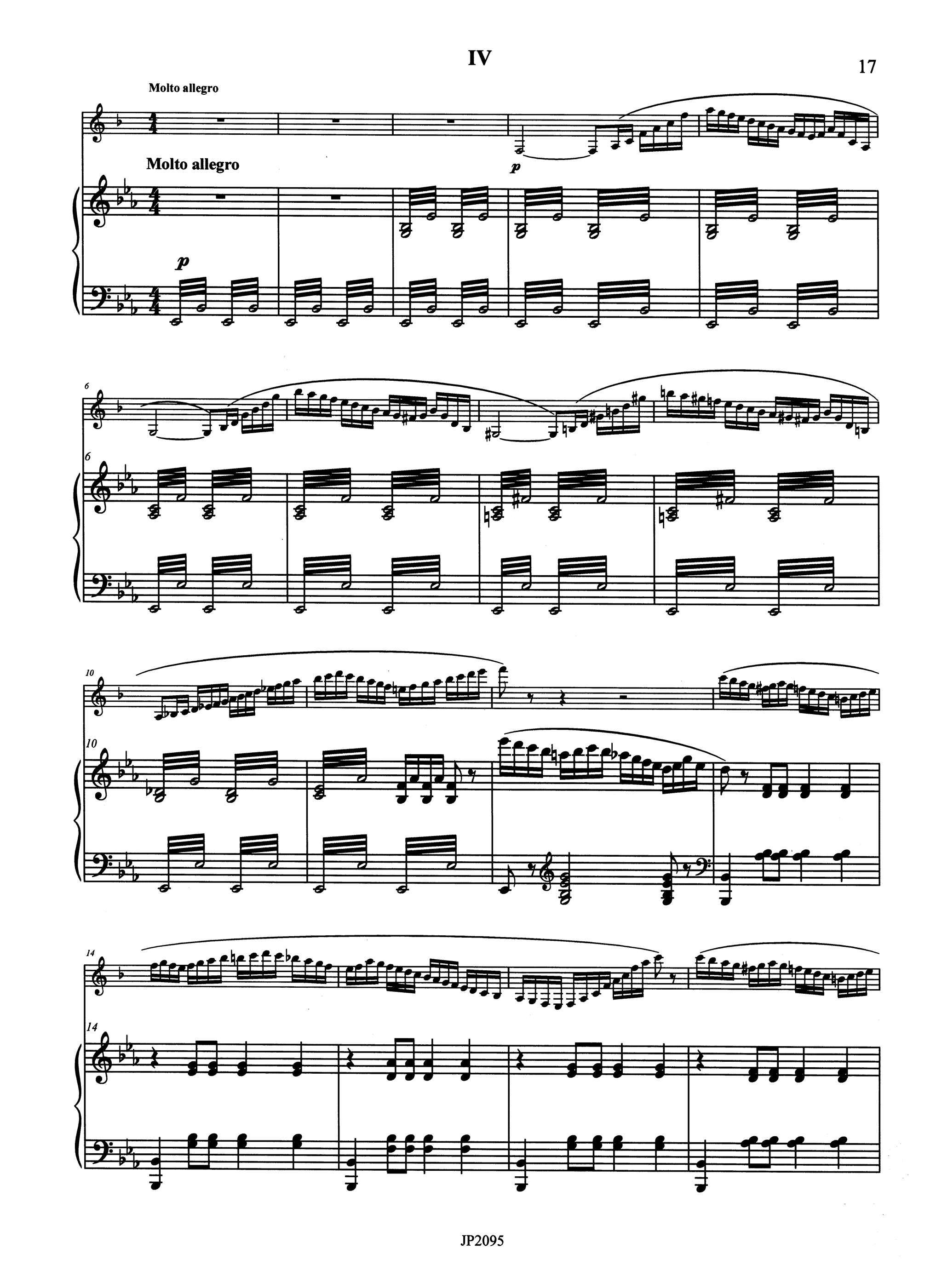 Saint-Saëns Clarinet Sonata, Op. 167 - Movement 4