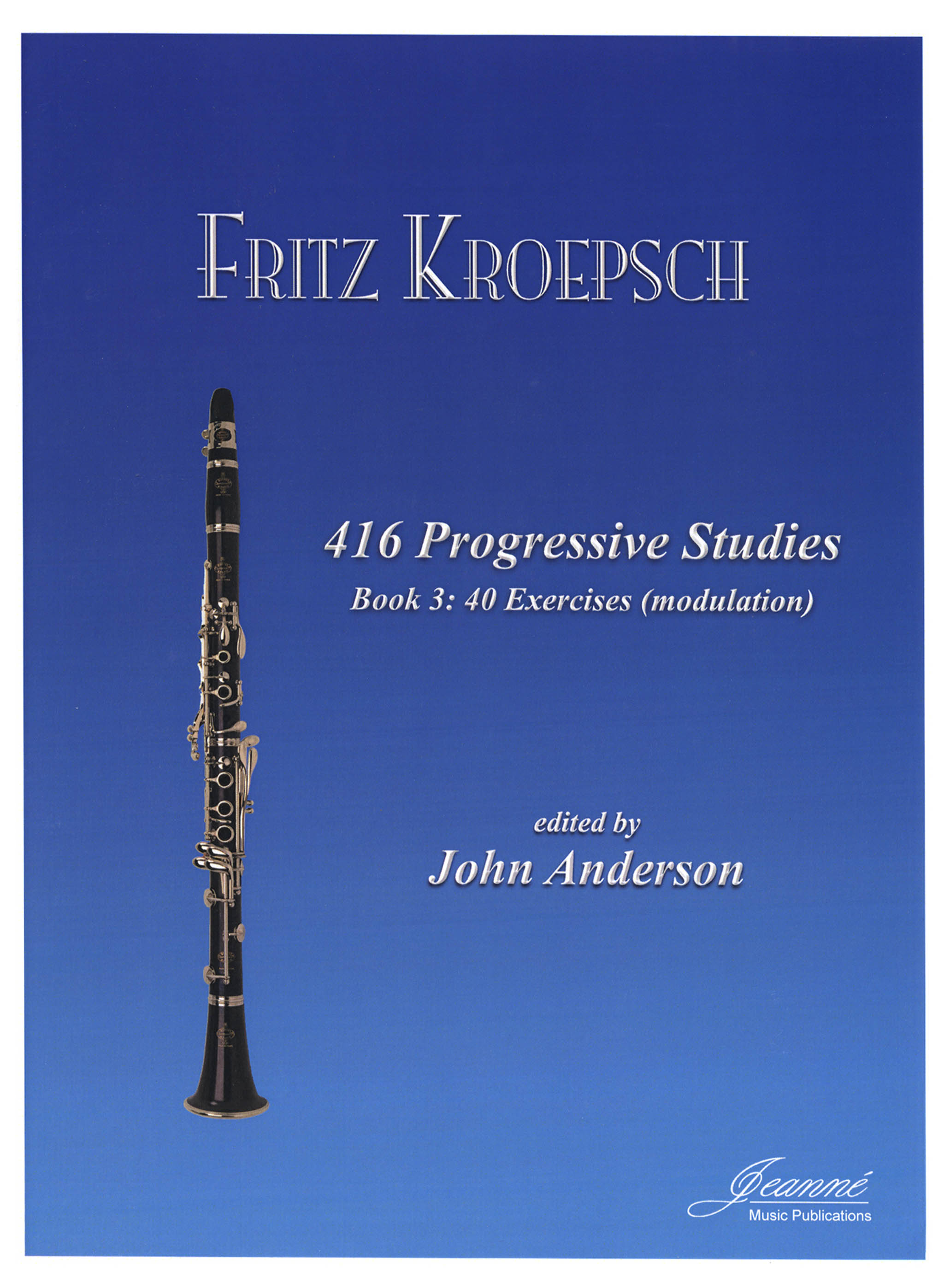 Kroepsch 416 Progressive Clarinet Studies, Book 3 Cover