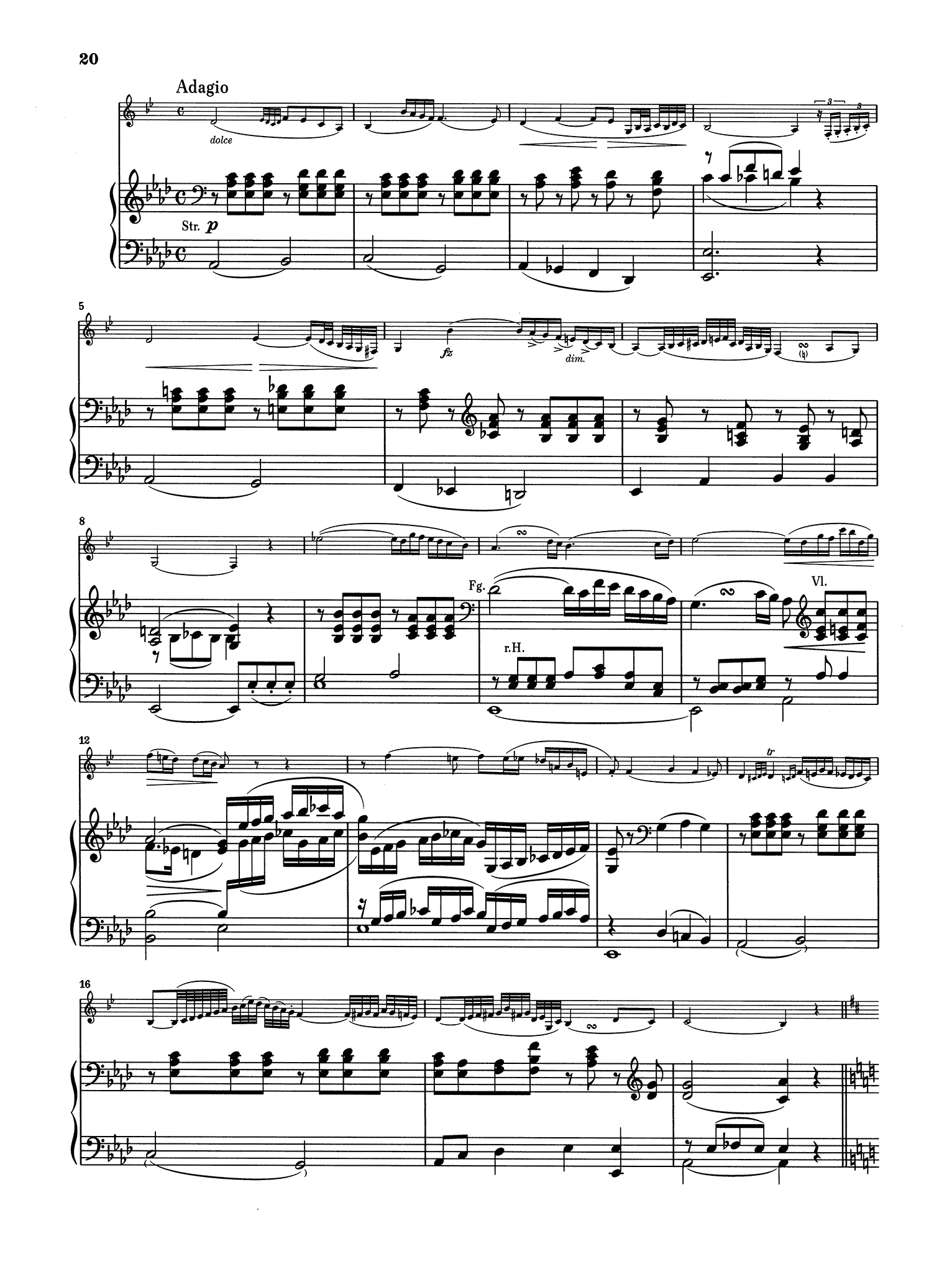 Clarinet Concerto No. 2 in E-flat Major, Op. 57 - Movement 2