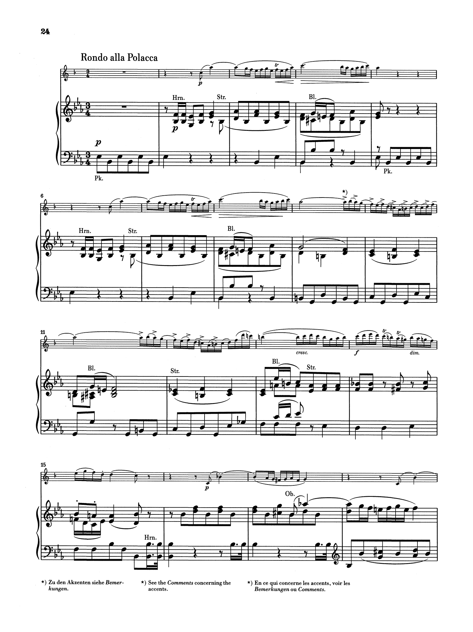 Clarinet Concerto No. 2 in E-flat Major, Op. 57 - Movement 3
