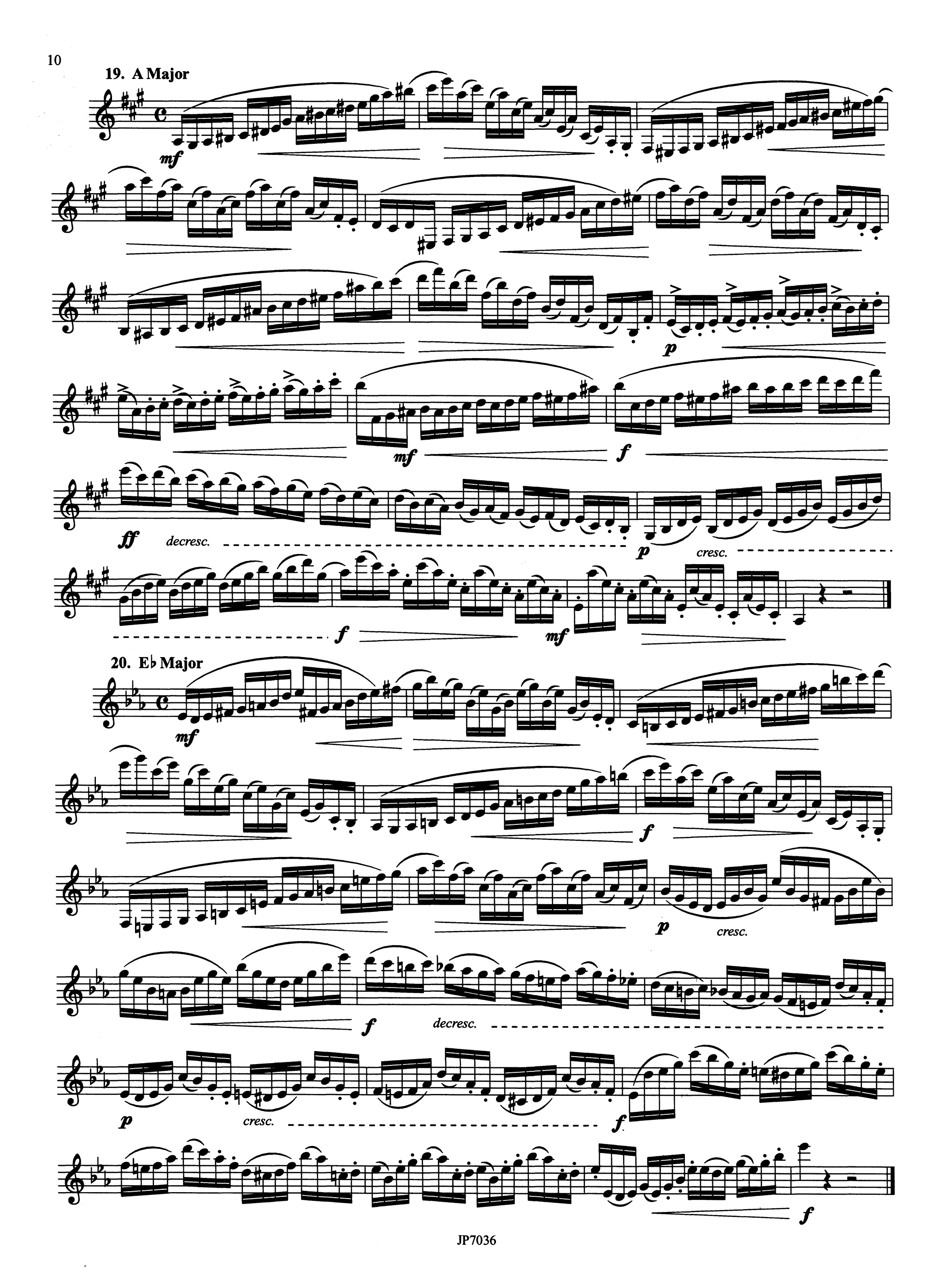 Kroepsch 416 Progressive Clarinet Studies, Book 3 Page 10