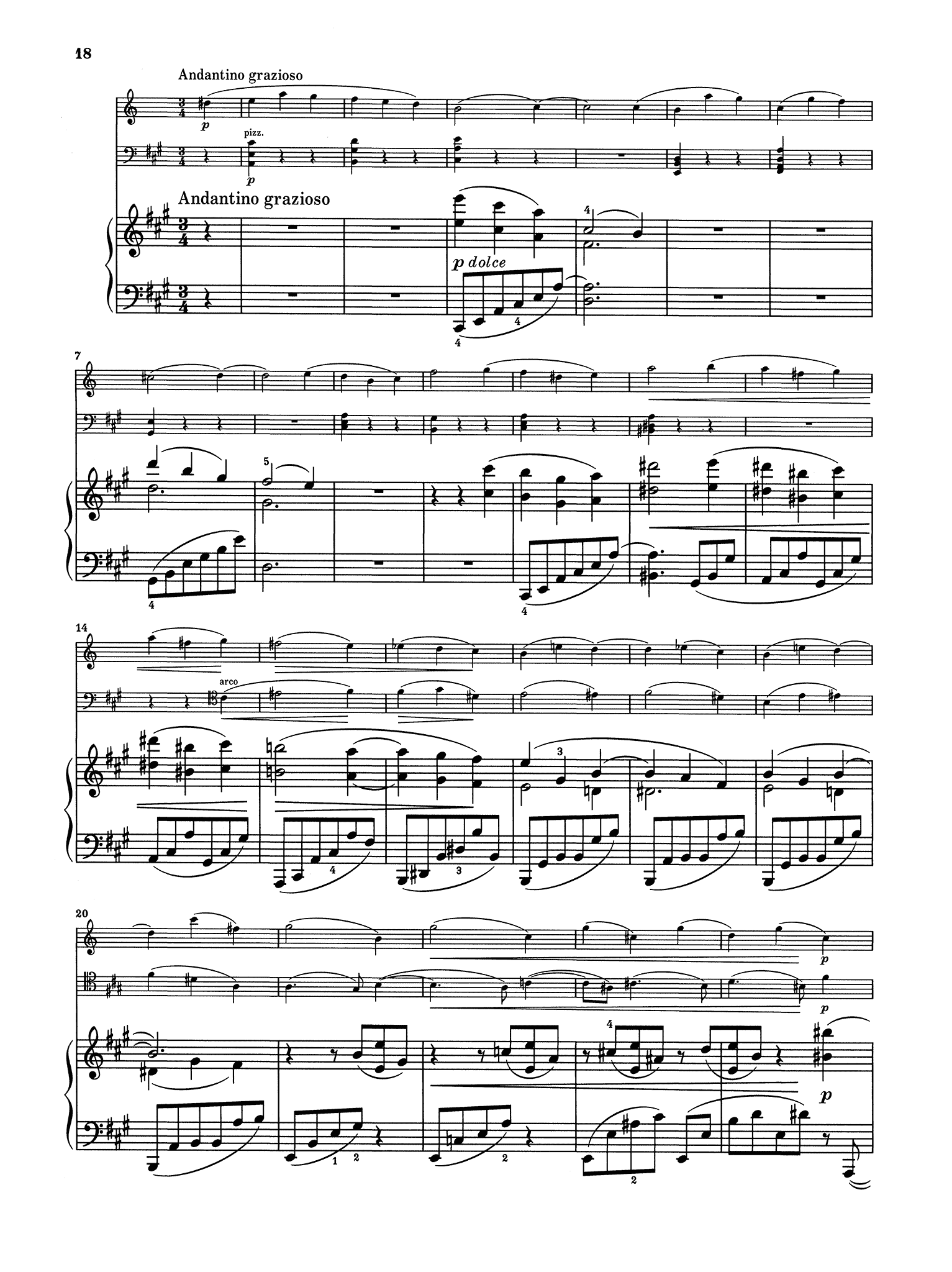 Brahms Clarinet Trio in A Minor, Op. 114 - Movement 3