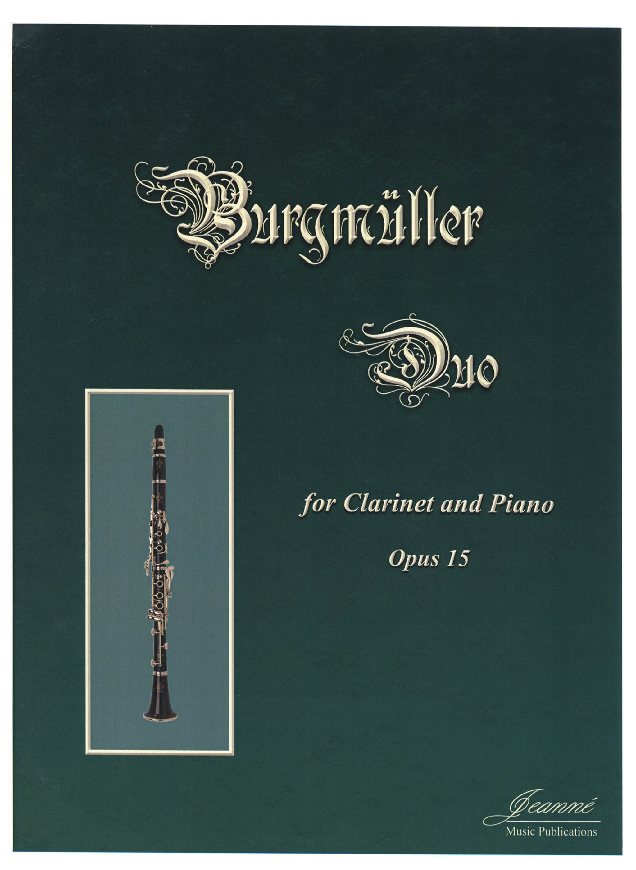 Burgmüller Duo, Op. 15 Cover