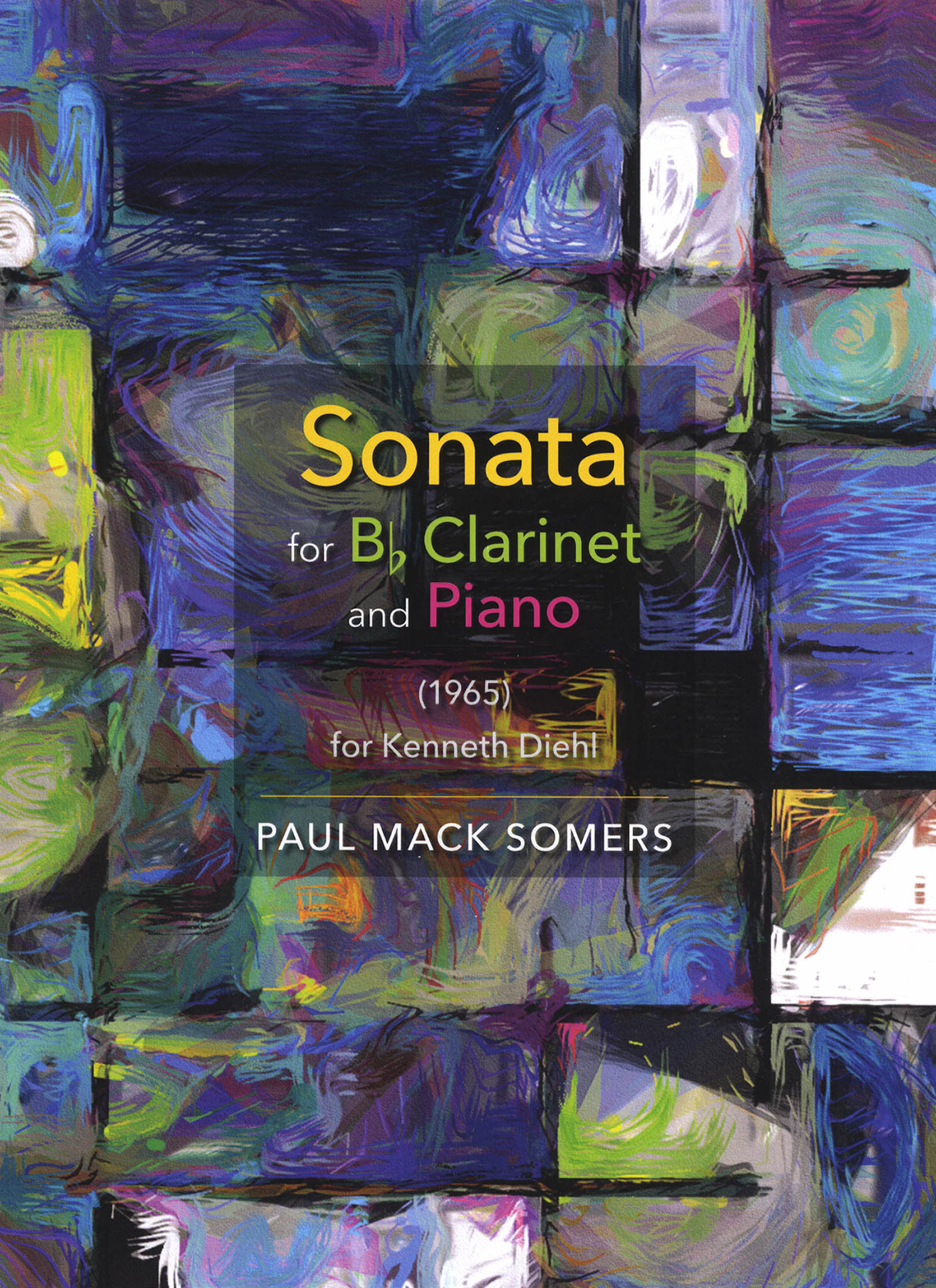Paul Mack Somers Clarinet Sonata cover