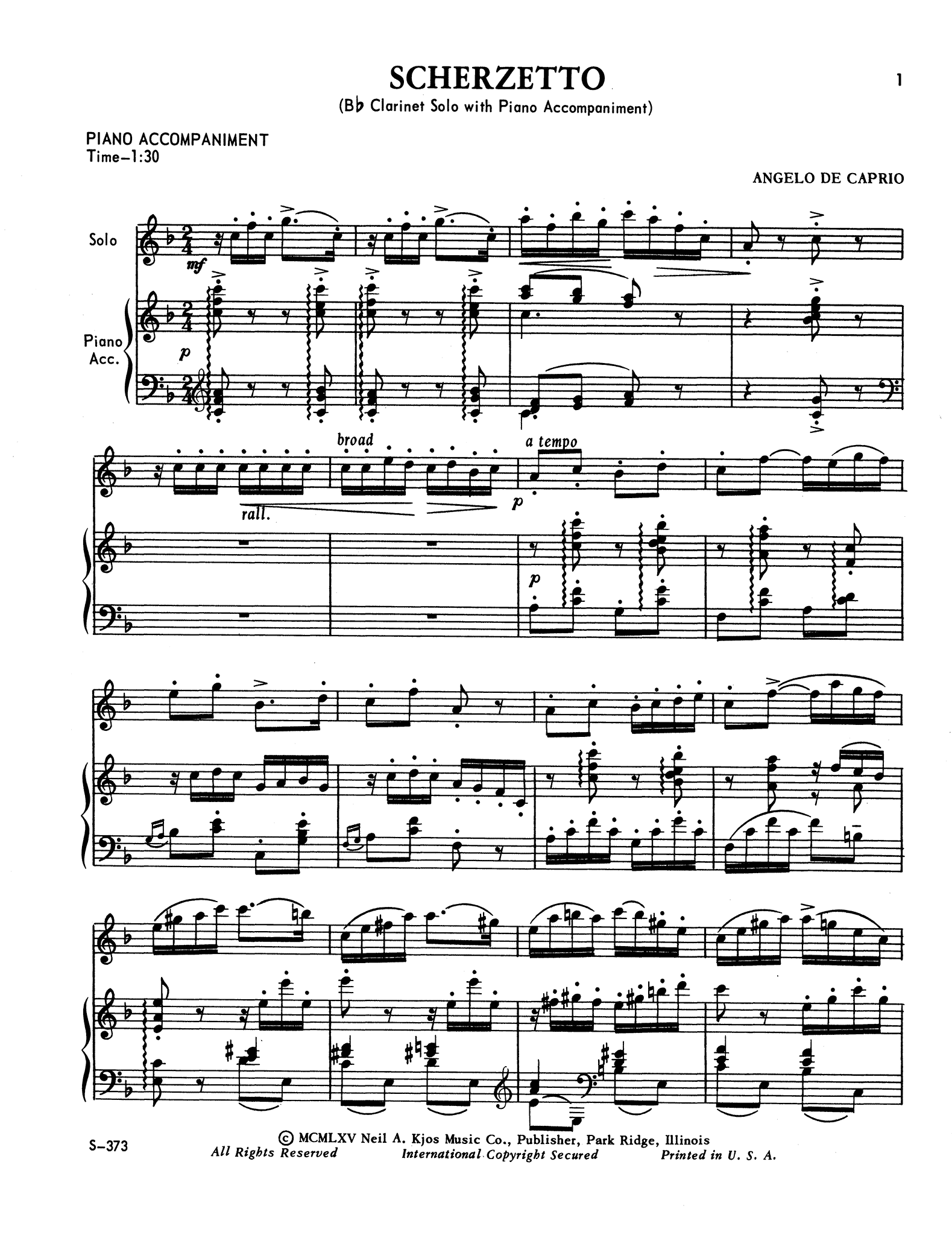 Scherzetto Score
