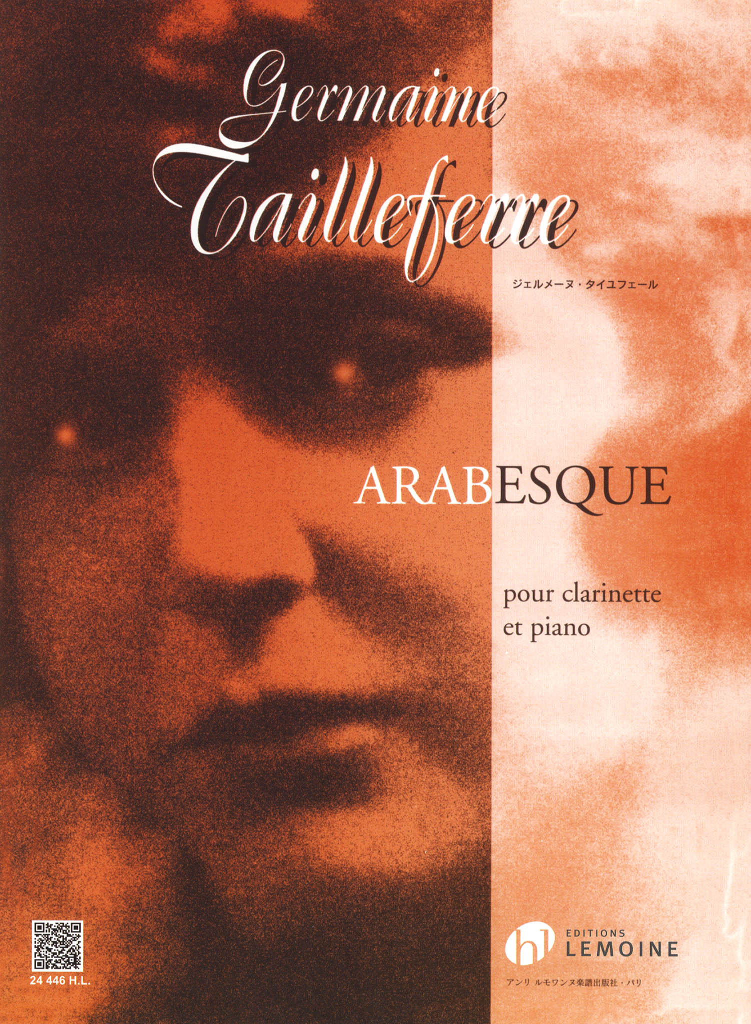 Tailleferre Arabesque clarinet and piano cover